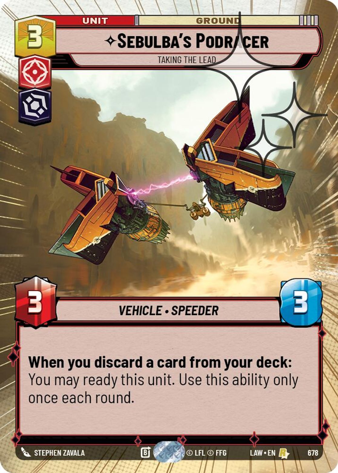 Sebulba's Podracer — Taking the Lead #678/264 from A Lawless Time