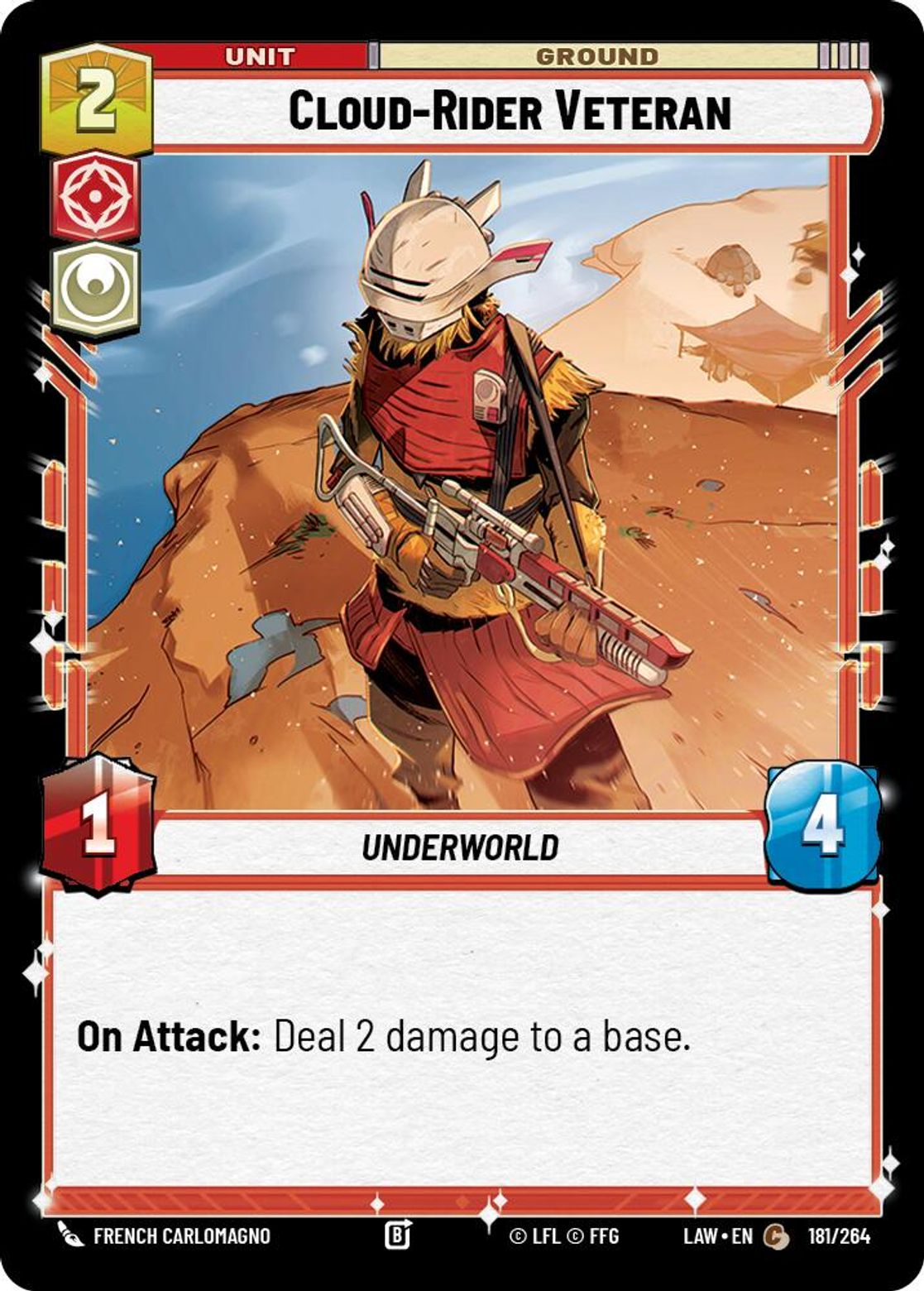 Cloud-Rider Veteran #181/264 from A Lawless Time