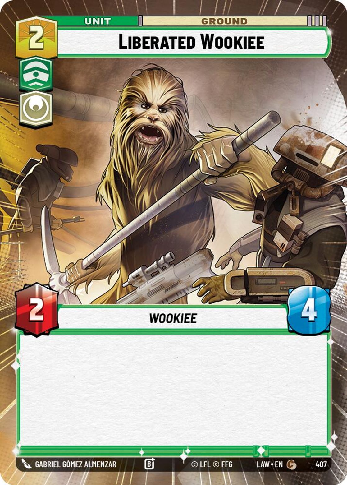 Liberated Wookiee #407/264 from A Lawless Time