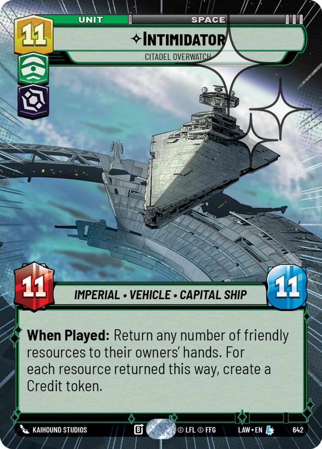 Intimidator — Citadel Overwatch #642/264 from A Lawless Time