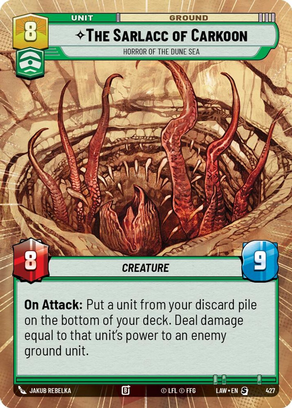 The Sarlacc of Carkoon — Horror of the Dune Sea #427/264 from A Lawless Time