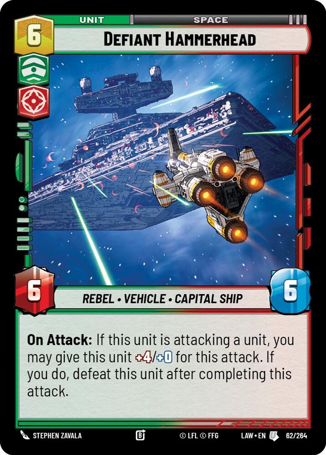 Defiant Hammerhead #062/264 from A Lawless Time