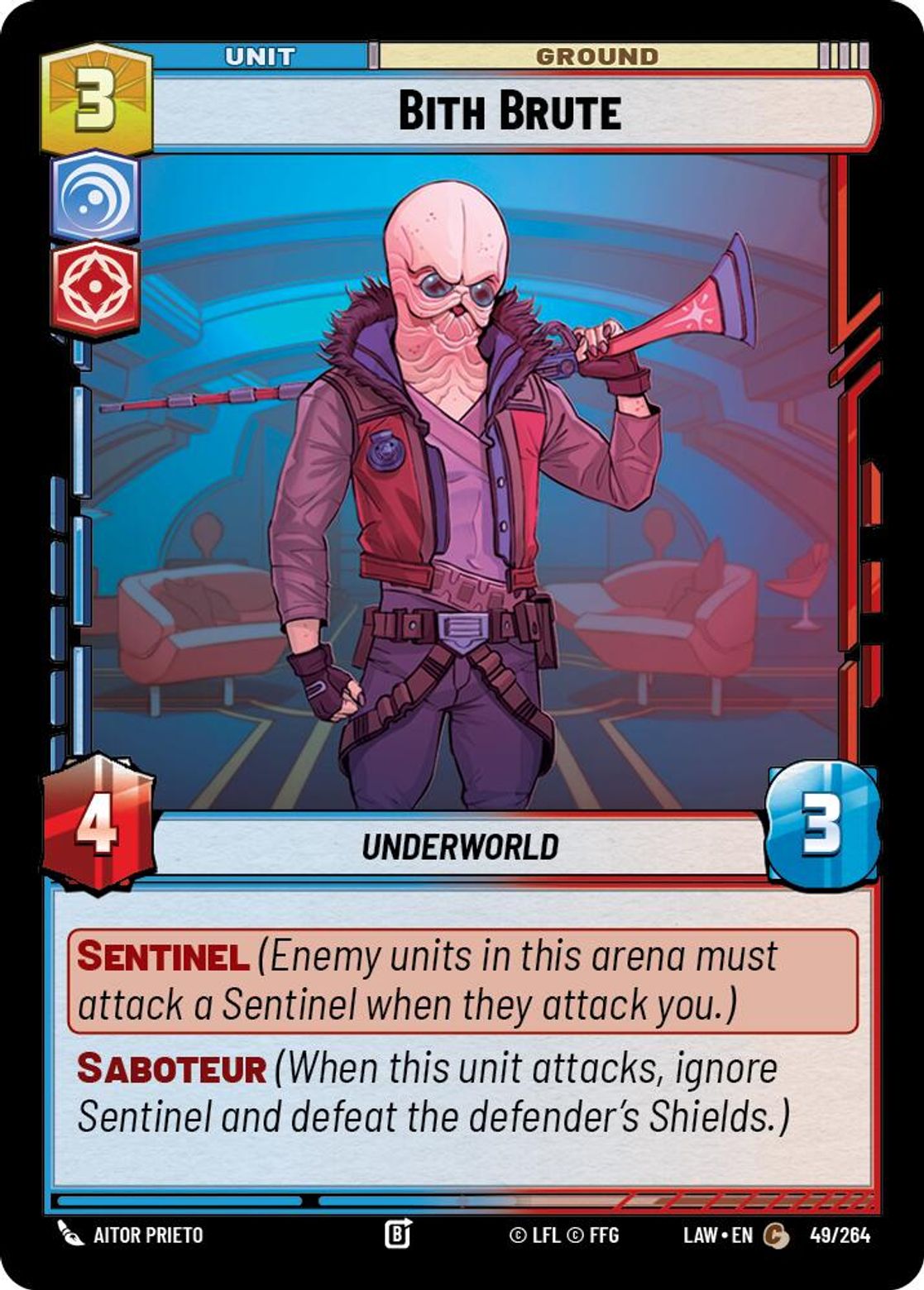 Bith Brute #049/264 from A Lawless Time