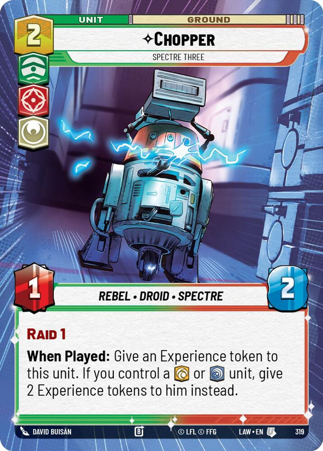 Chopper — Spectre Three #319/264 from A Lawless Time