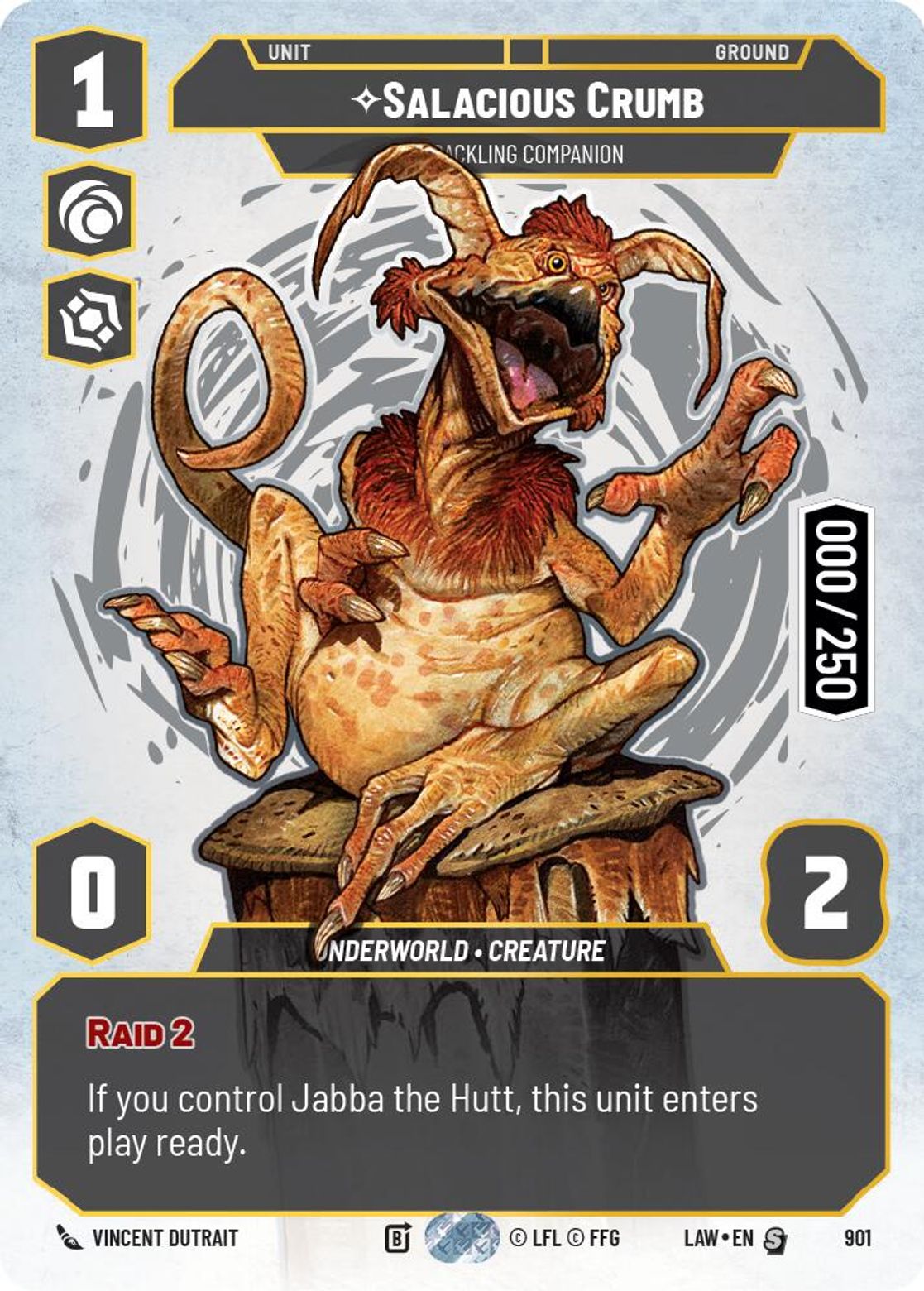 Salacious Crumb — Cackling Companion #901/264 from A Lawless Time