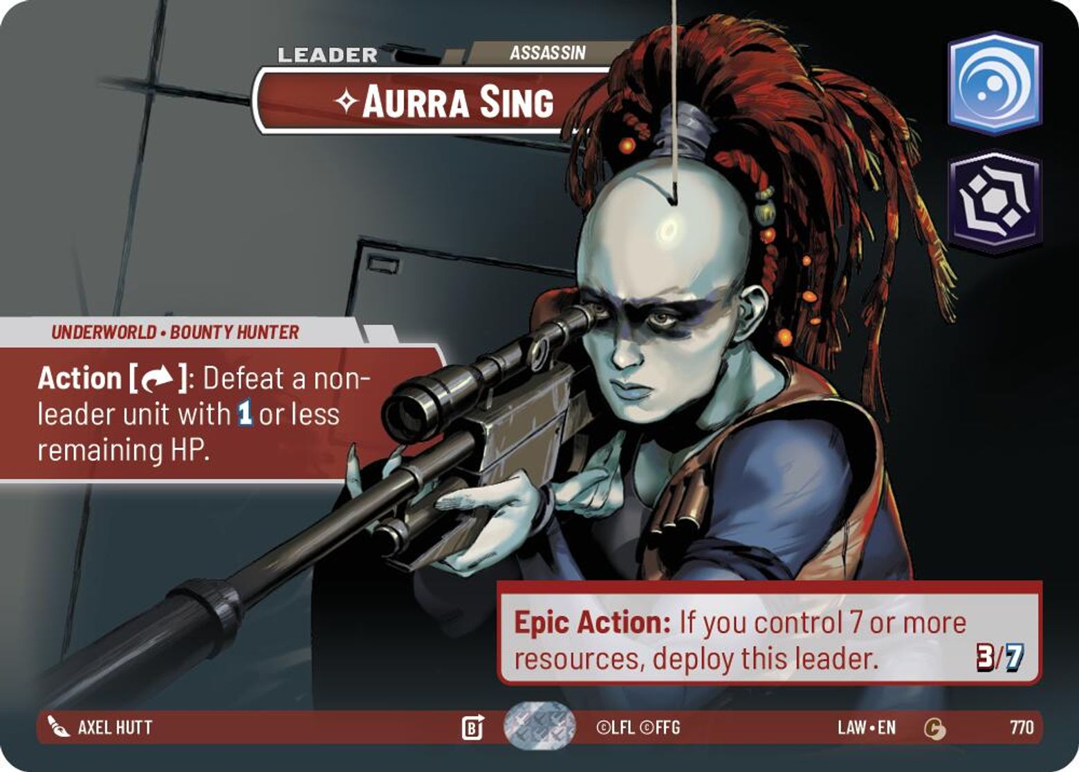 Aurra Sing — Assassin #770/264 from A Lawless Time