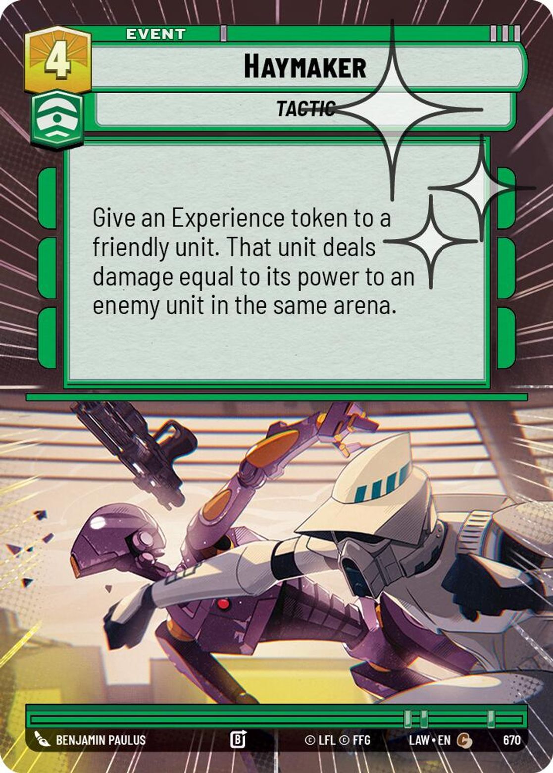 Haymaker #670/264 from A Lawless Time