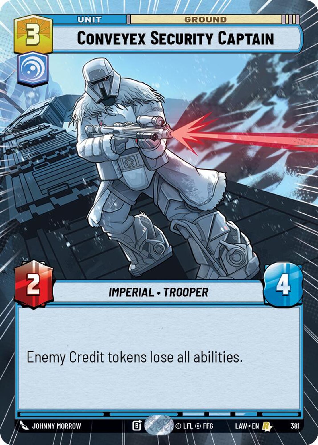 Conveyex Security Captain #381/264 from A Lawless Time