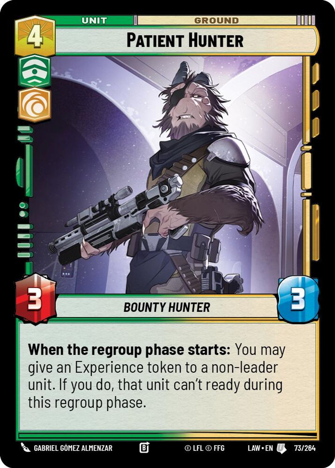 Patient Hunter #073/264 from A Lawless Time