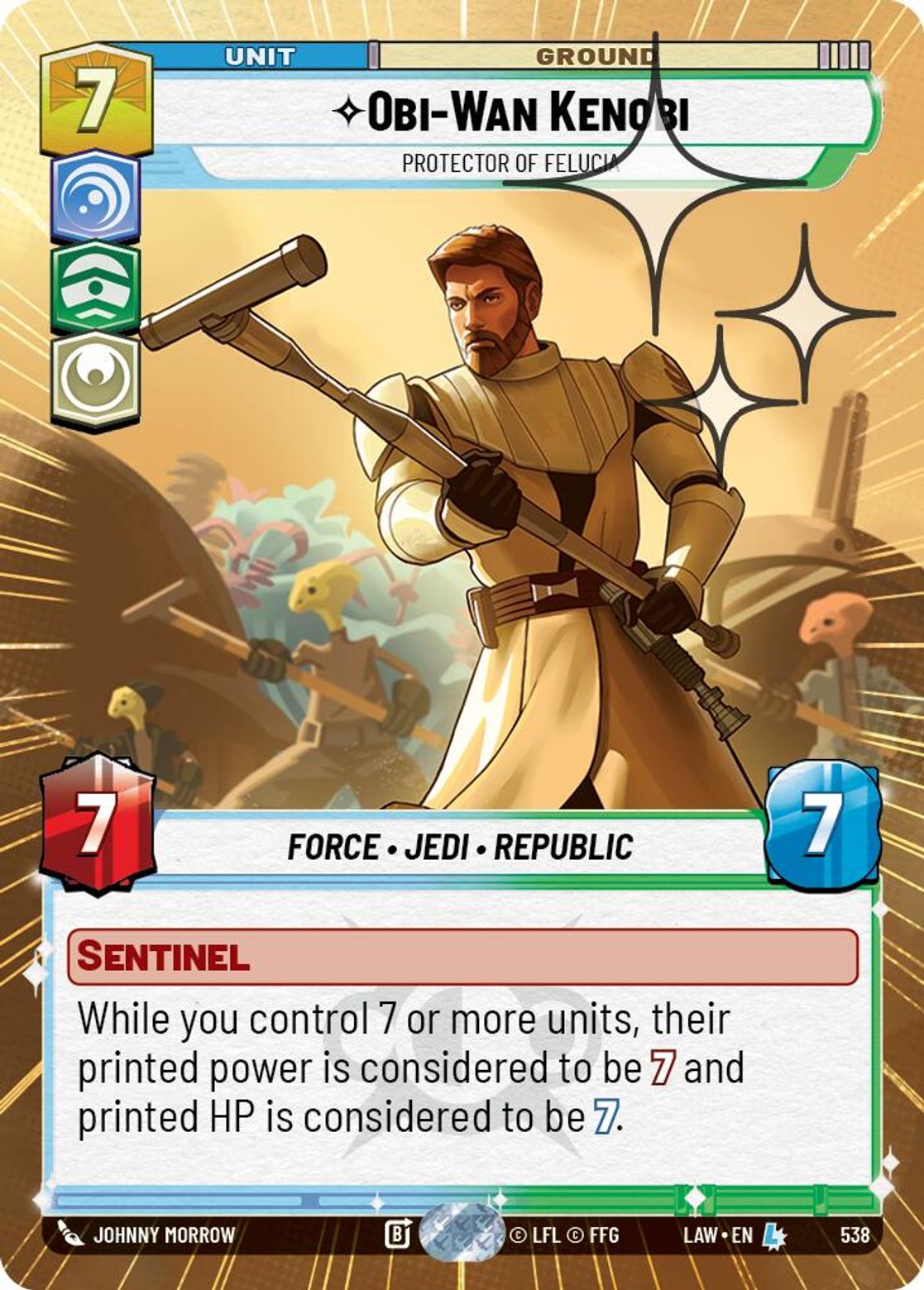 Obi-Wan Kenobi — Protector of Felucia #538/264 from A Lawless Time