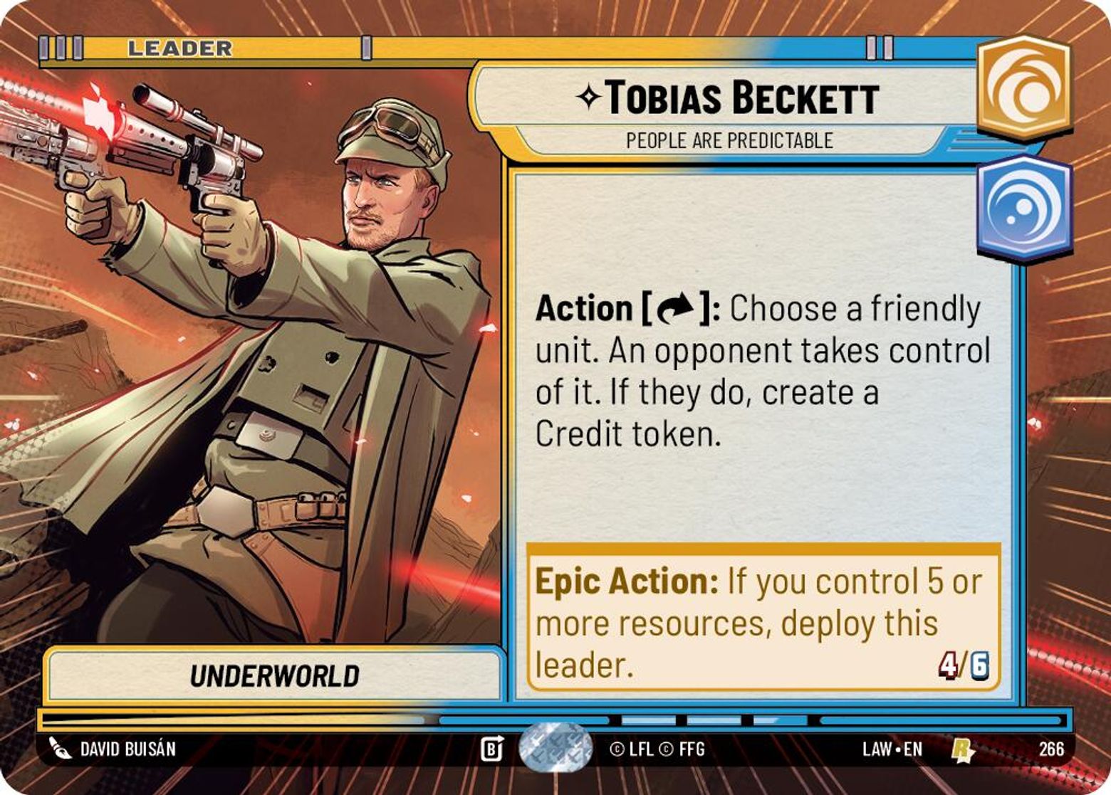 Tobias Beckett — People are Predictable #266/264 from A Lawless Time