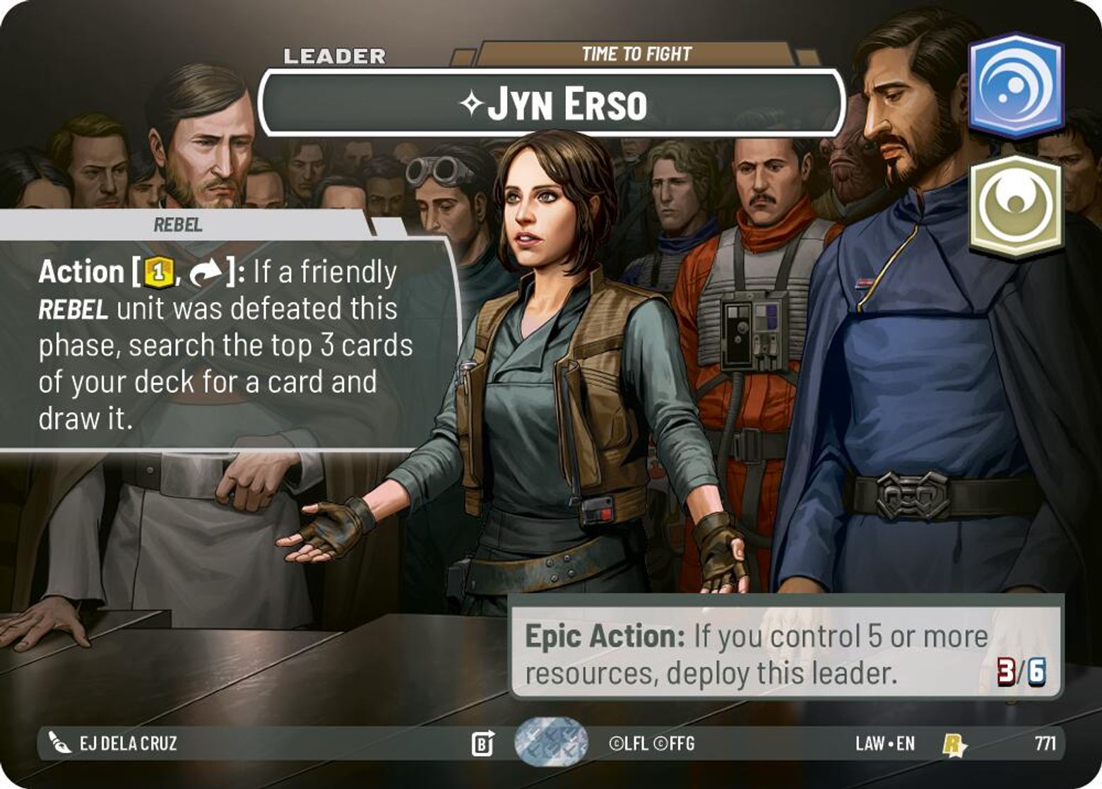 Jyn Erso — Time to Fight #771/264 from A Lawless Time