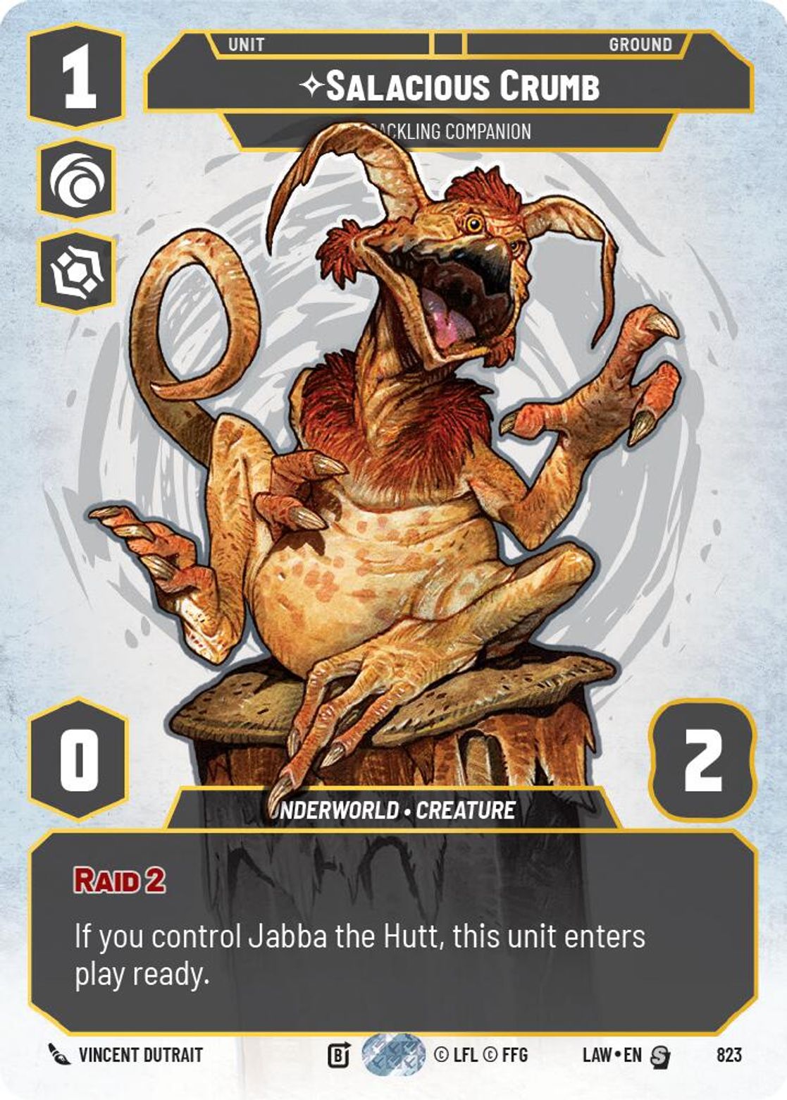 Salacious Crumb — Cackling Companion #823/264 from A Lawless Time
