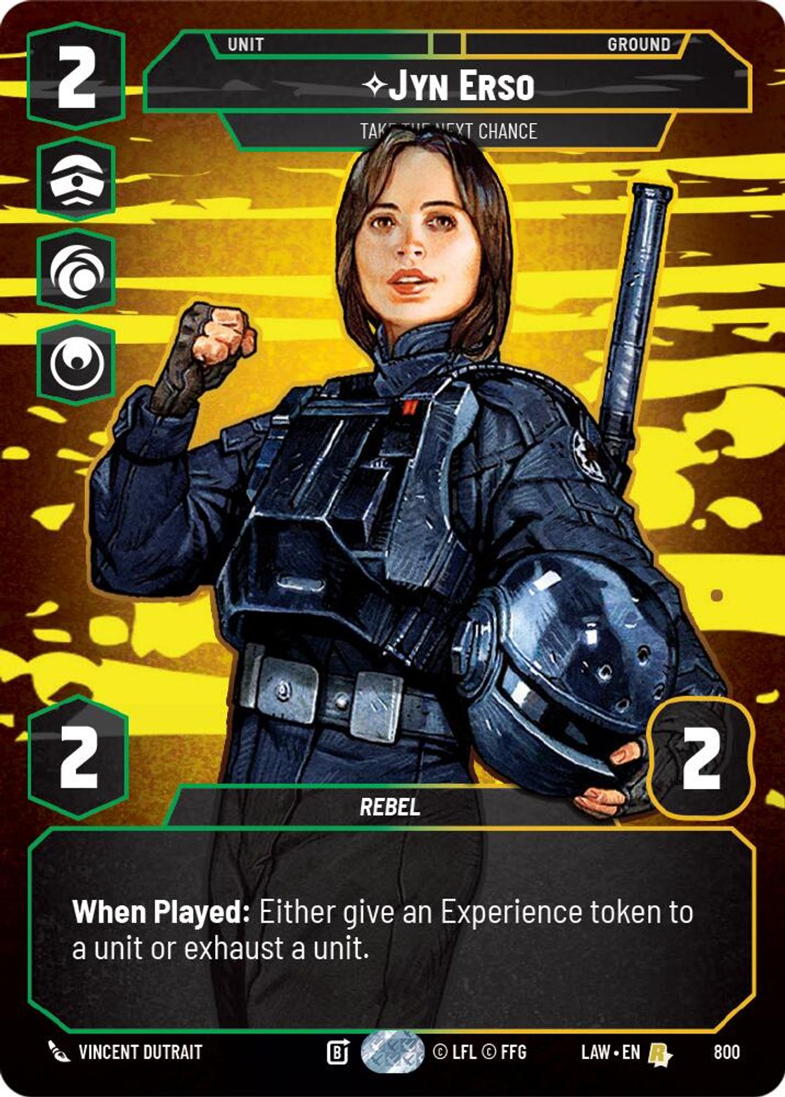 Jyn Erso — Take the Next Chance #800/264 from A Lawless Time