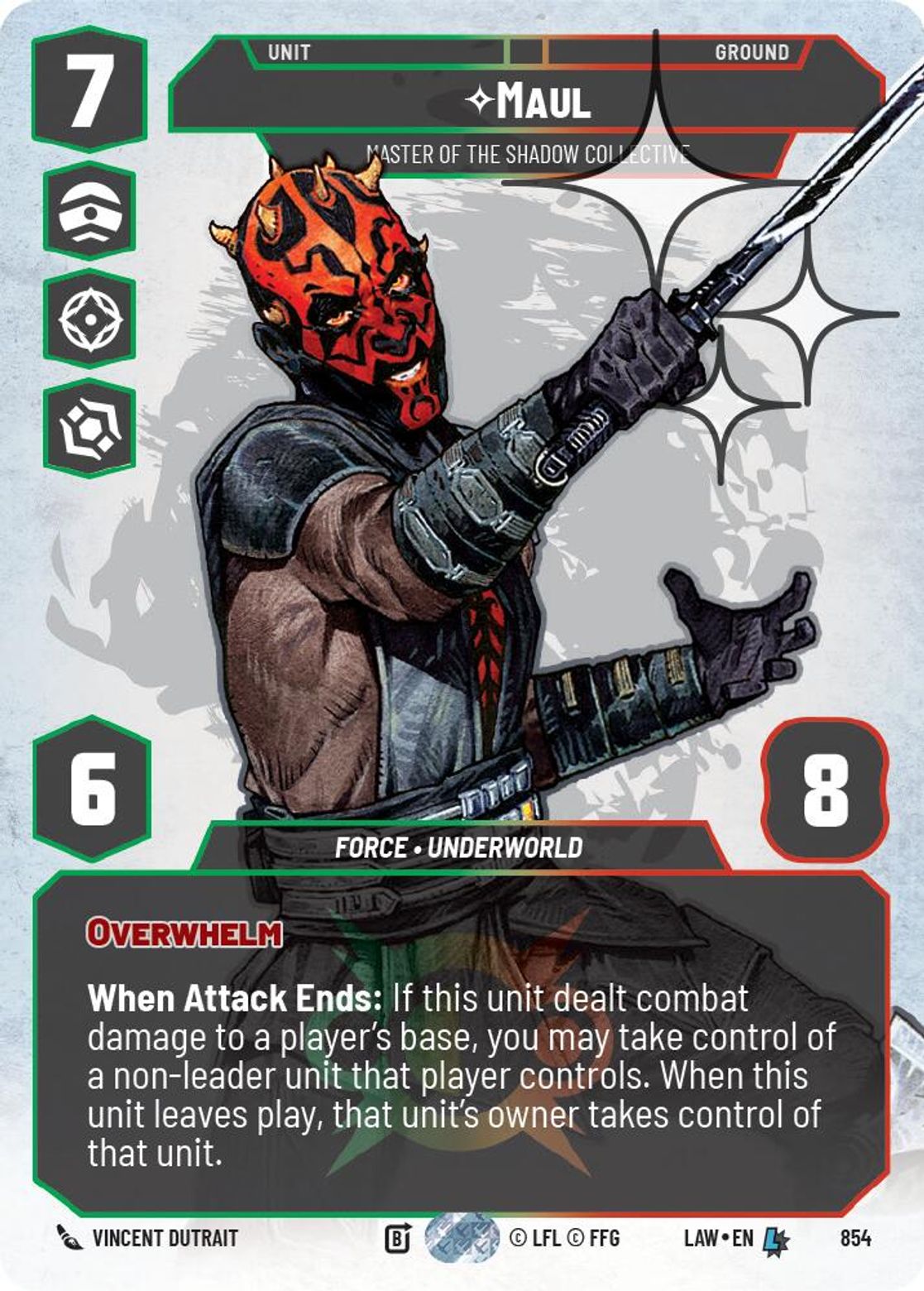 Maul — Master of the Shadow Collective #854/264 from A Lawless Time