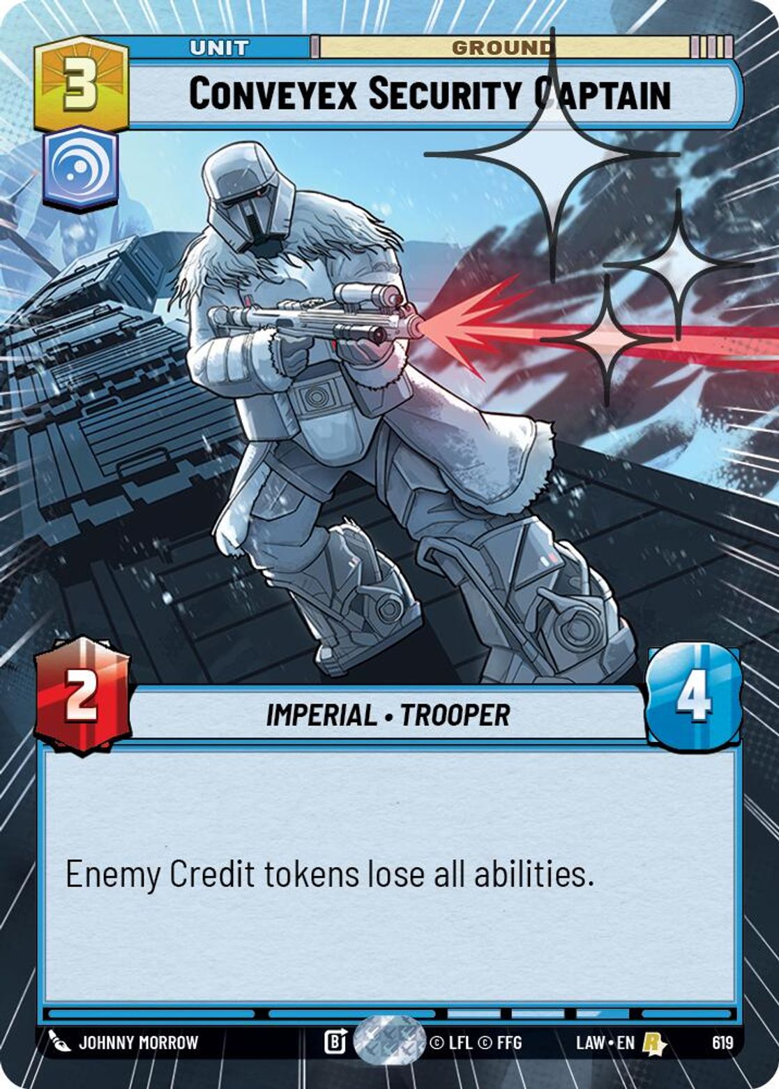 Conveyex Security Captain #619/264 from A Lawless Time
