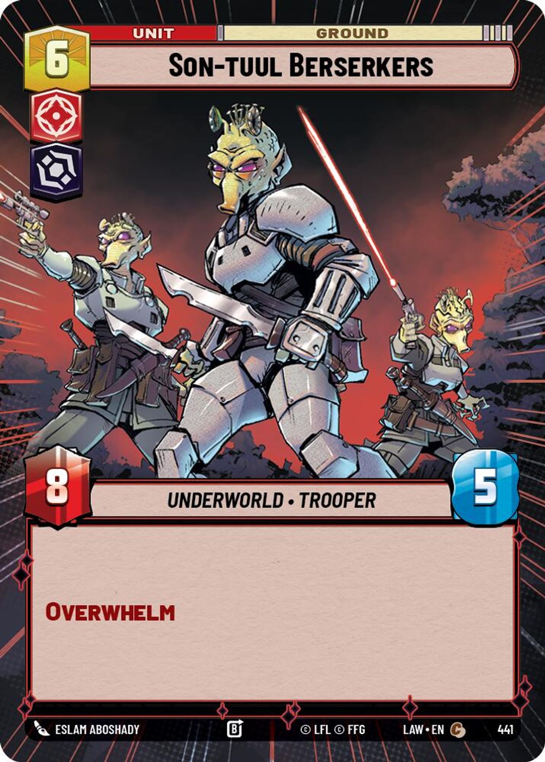 Son-tuul Berserkers #441/264 from A Lawless Time