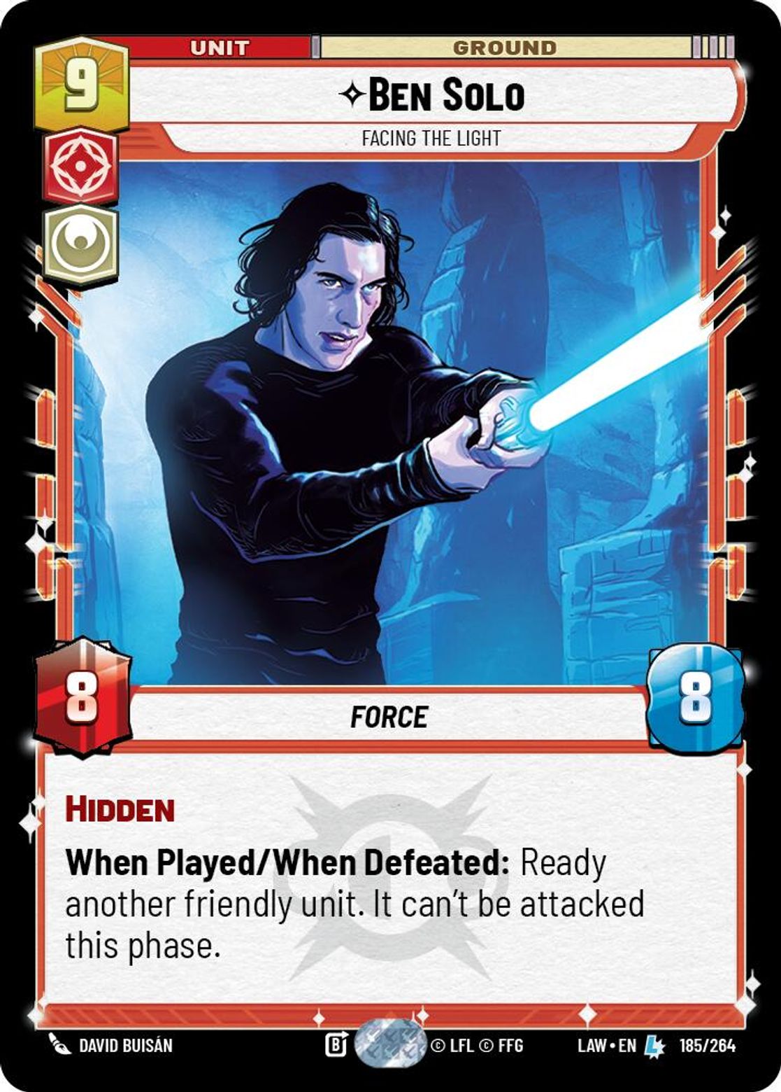 Ben Solo — Facing the Light #185/264 from A Lawless Time