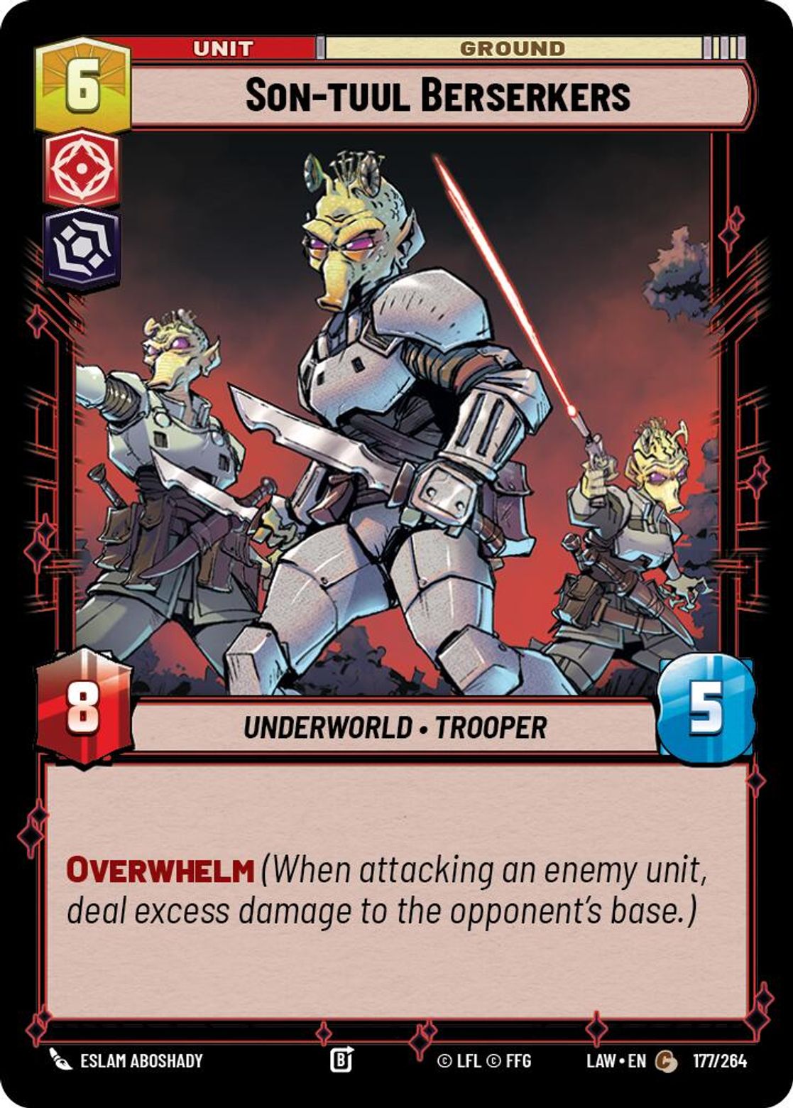Son-tuul Berserkers #177/264 from A Lawless Time
