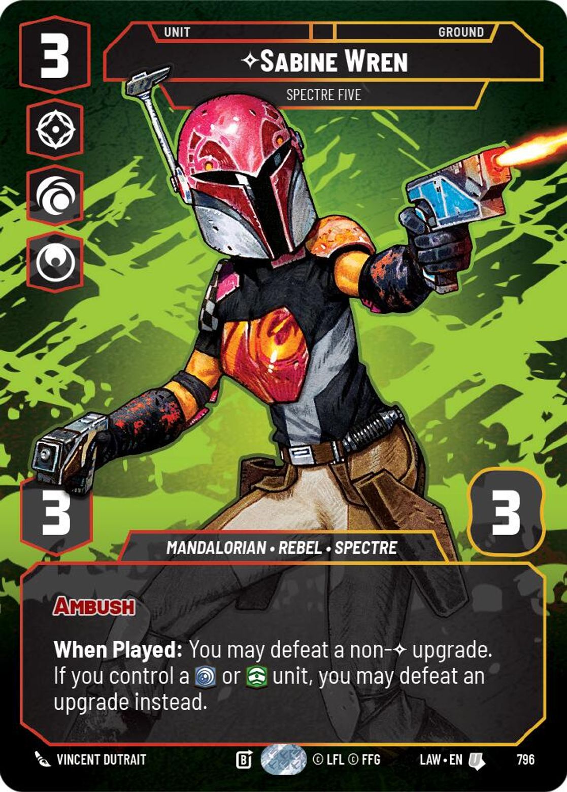Sabine Wren — Spectre Five #796/264 from A Lawless Time