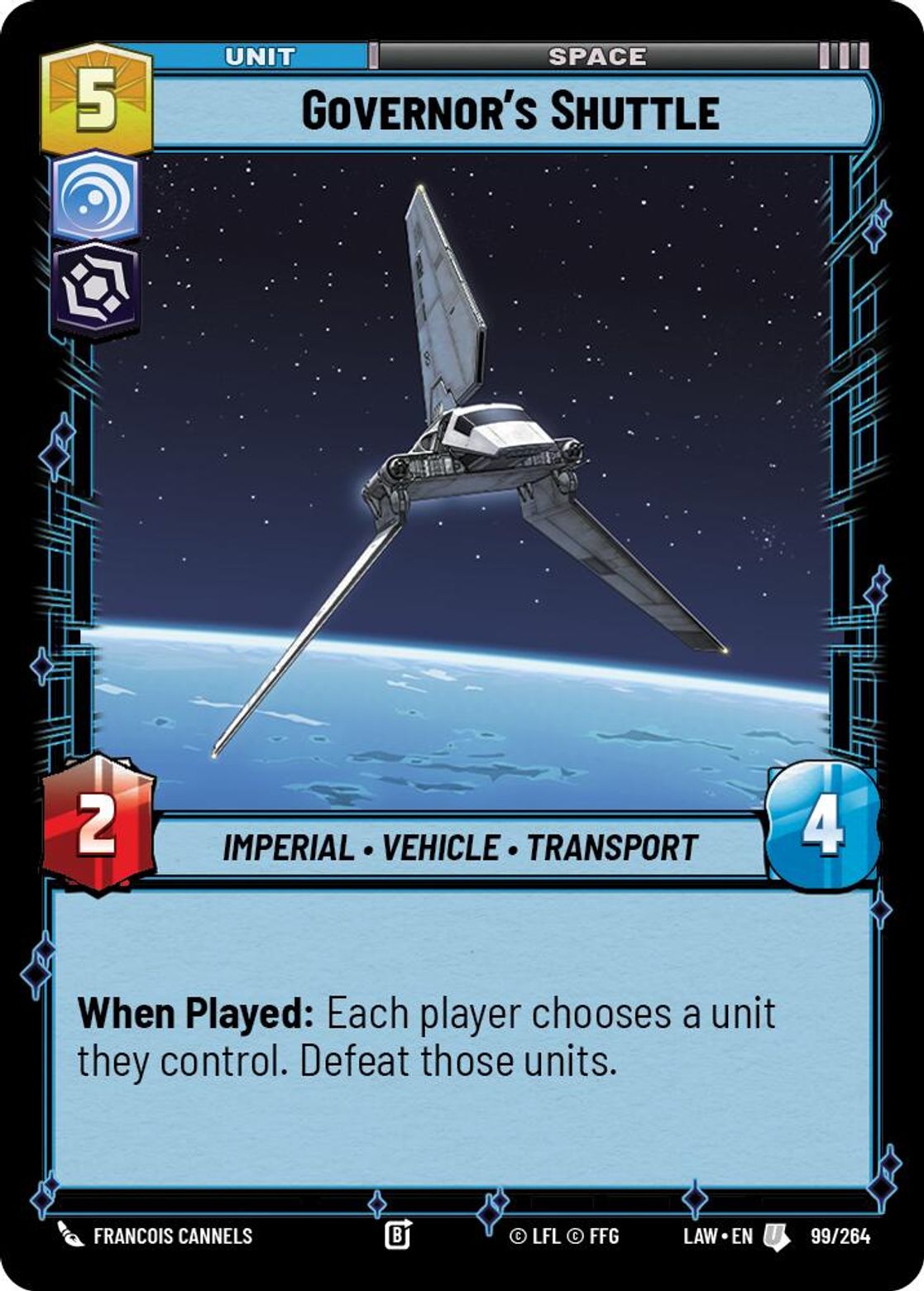 Governor's Shuttle #099/264 from A Lawless Time
