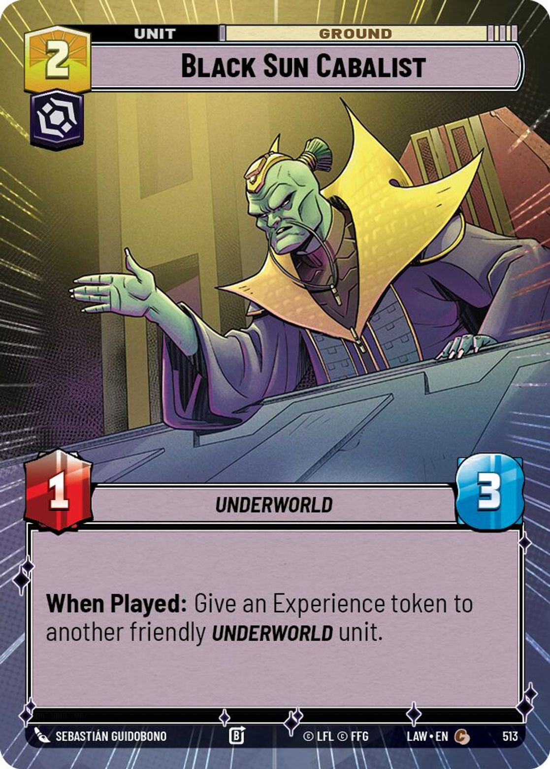 Black Sun Cabalist #513/264 from A Lawless Time
