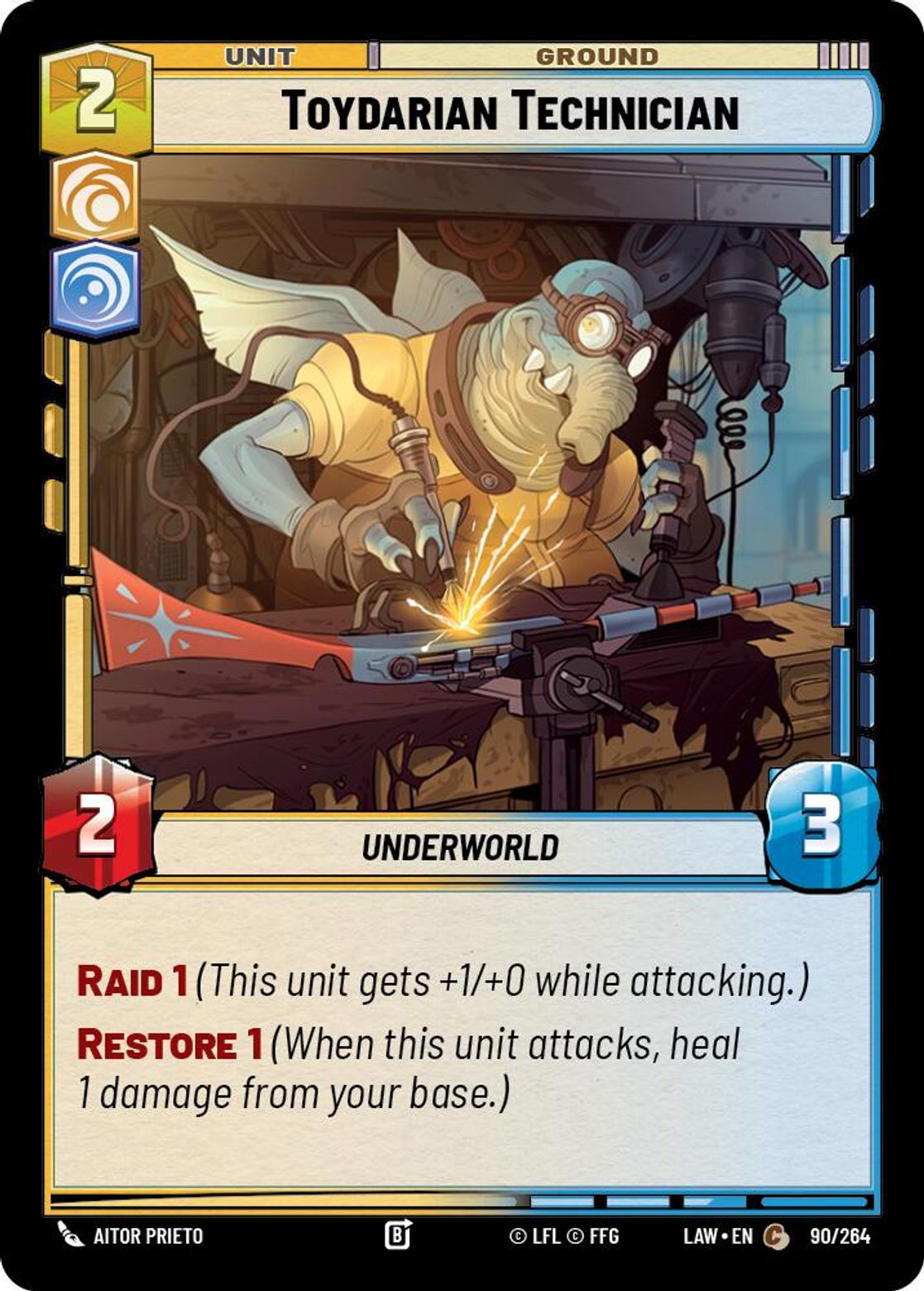 Toydarian Technician #090/264 from A Lawless Time