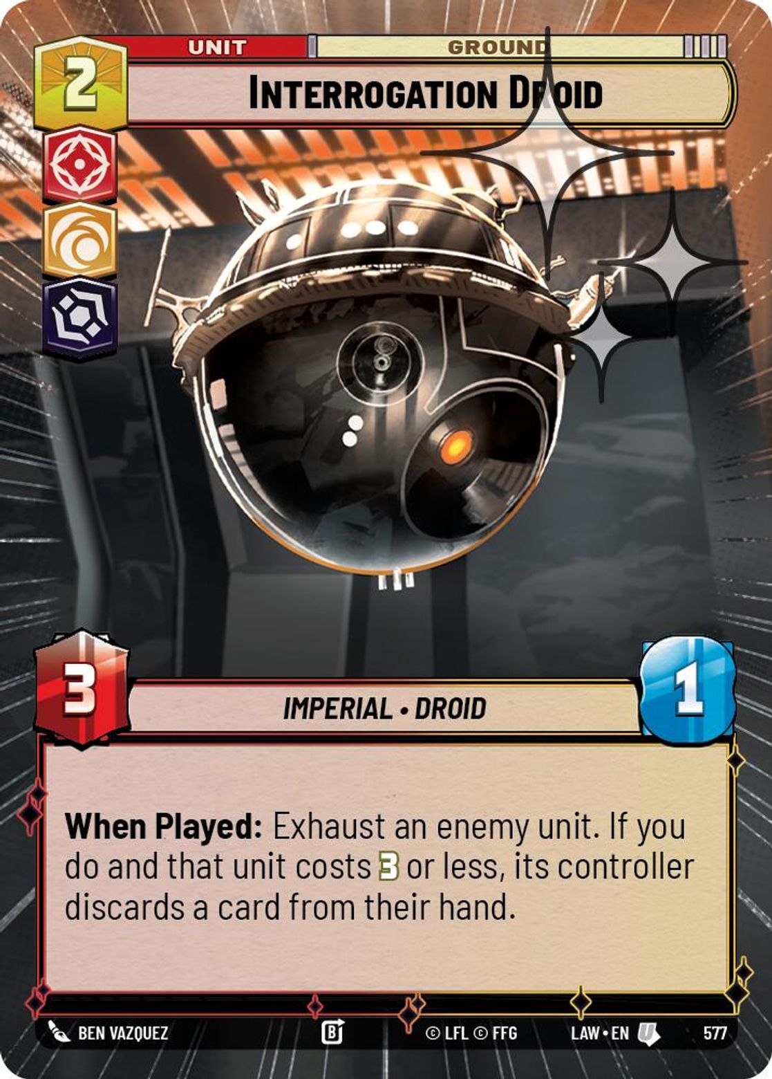 Interrogation Droid #577/264 from A Lawless Time