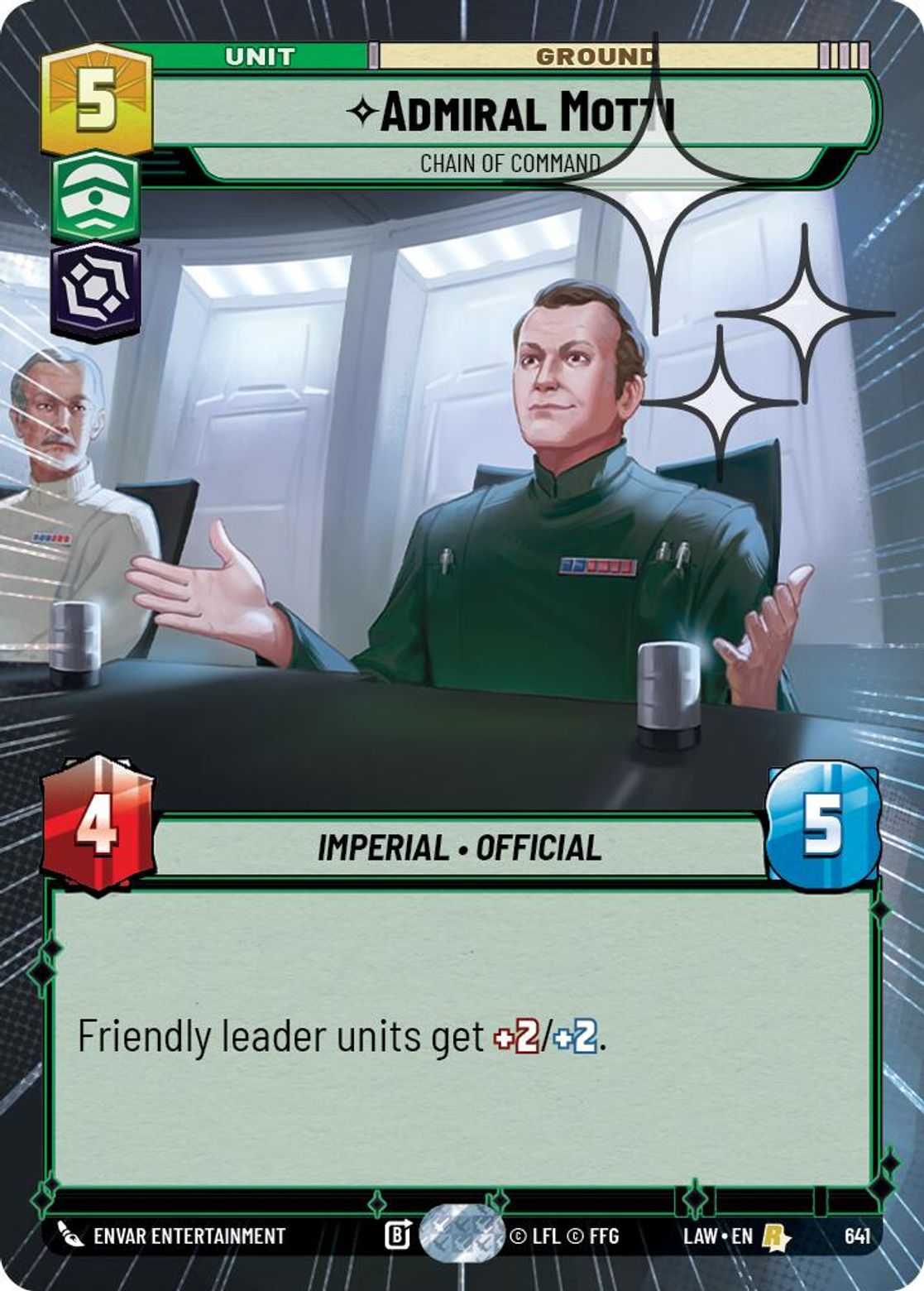 Admiral Motti — Chain of Command #641/264 from A Lawless Time
