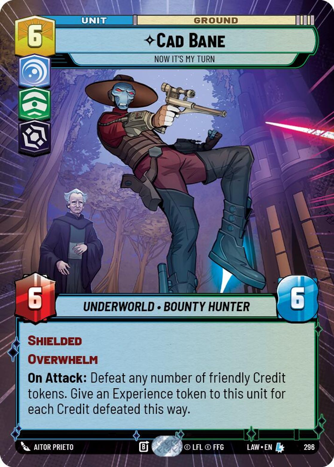 Cad Bane — Now it's My Turn #296/264 from A Lawless Time