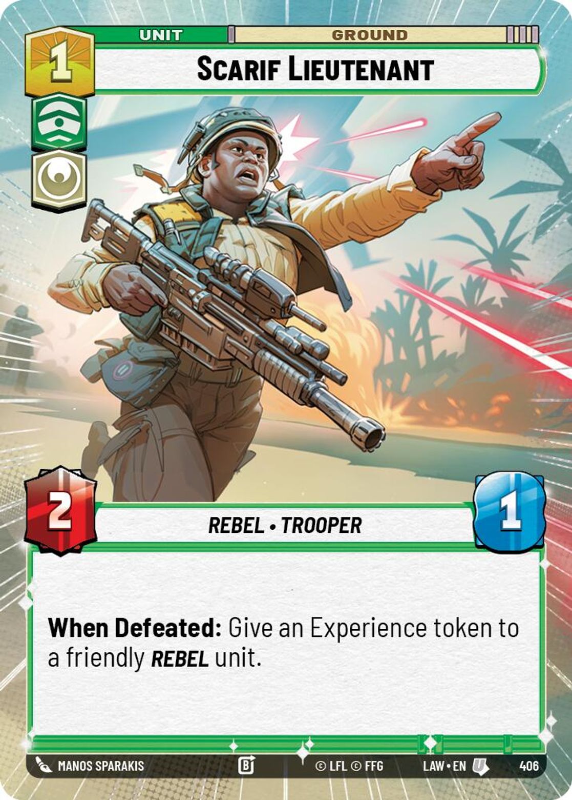 Scarif Lieutenant #406/264 from A Lawless Time