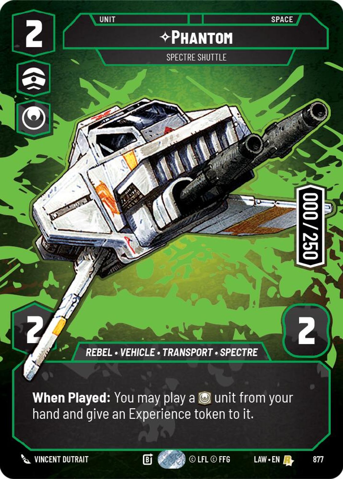 Phantom — Spectre Shuttle #877/264 from A Lawless Time