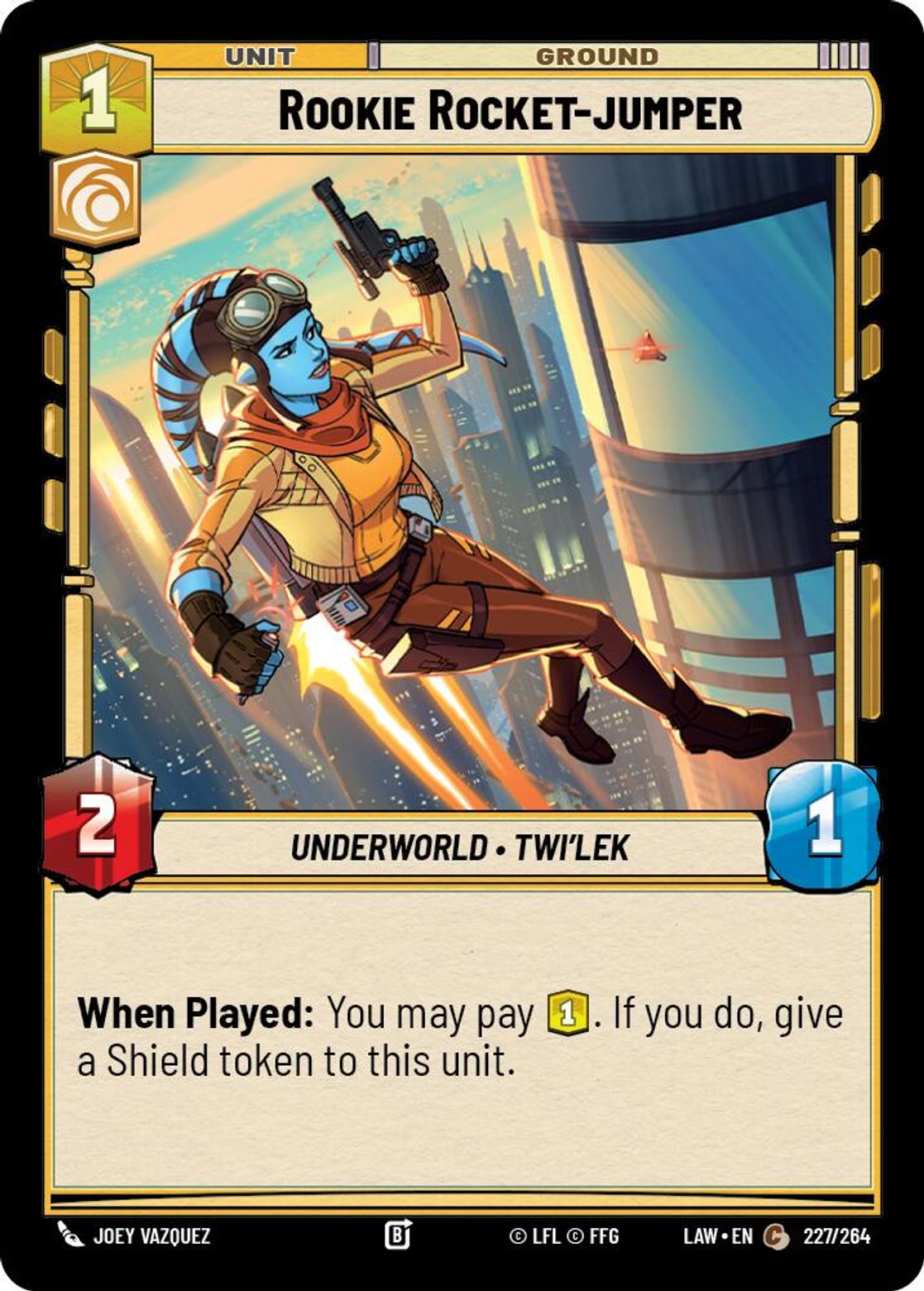 Rookie Rocket-jumper #227/264 from A Lawless Time