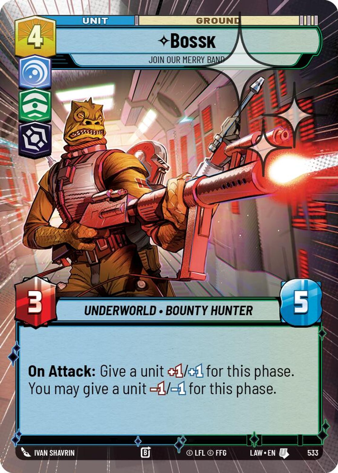 Bossk — Join Our Merry Band #533/264 from A Lawless Time