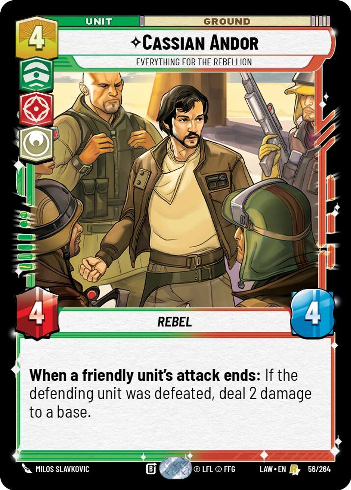Cassian Andor — Everything for the Rebellion #056/264 from A Lawless Time