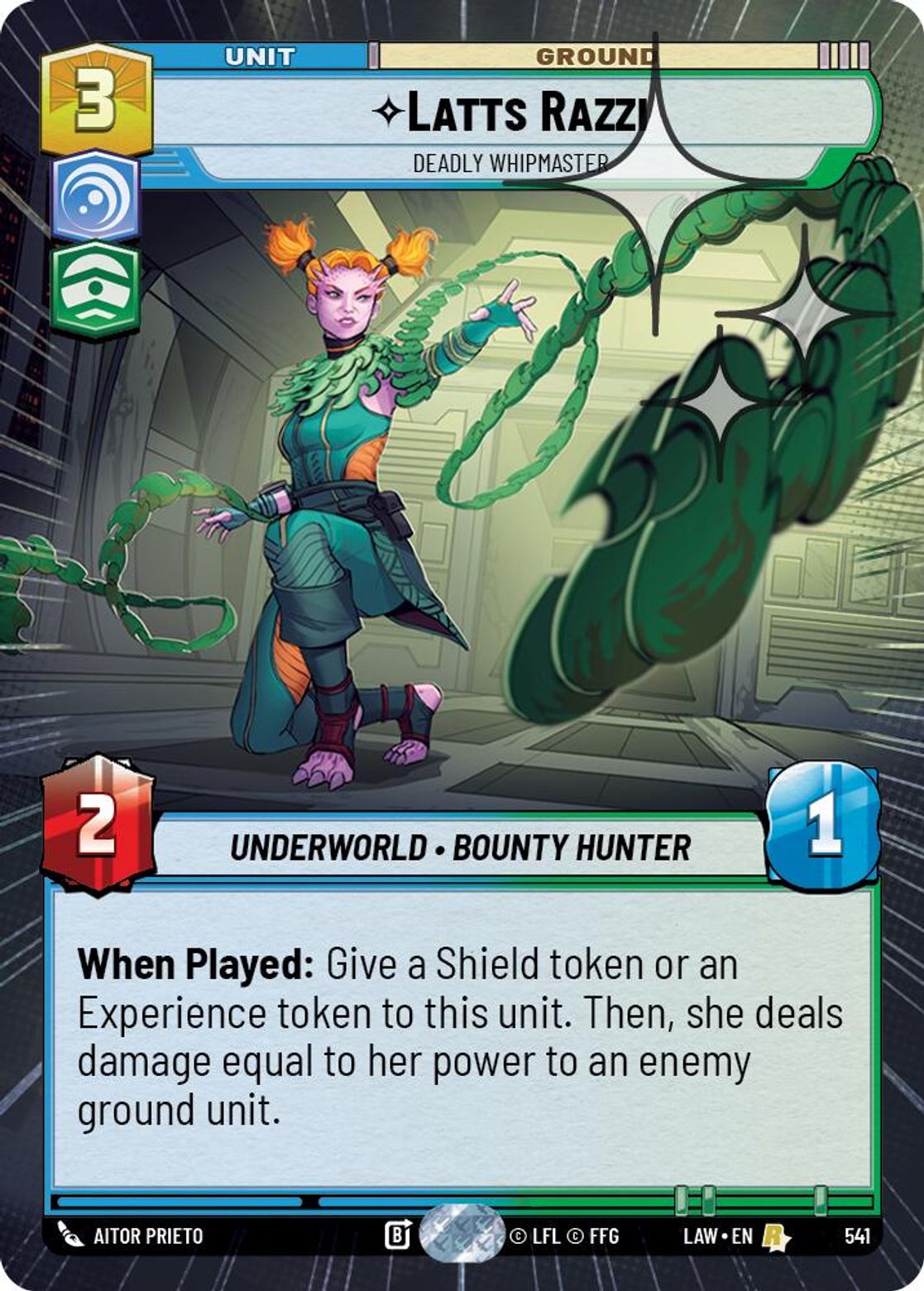 Latts Razzi — Deadly Whipmaster #541/264 from A Lawless Time