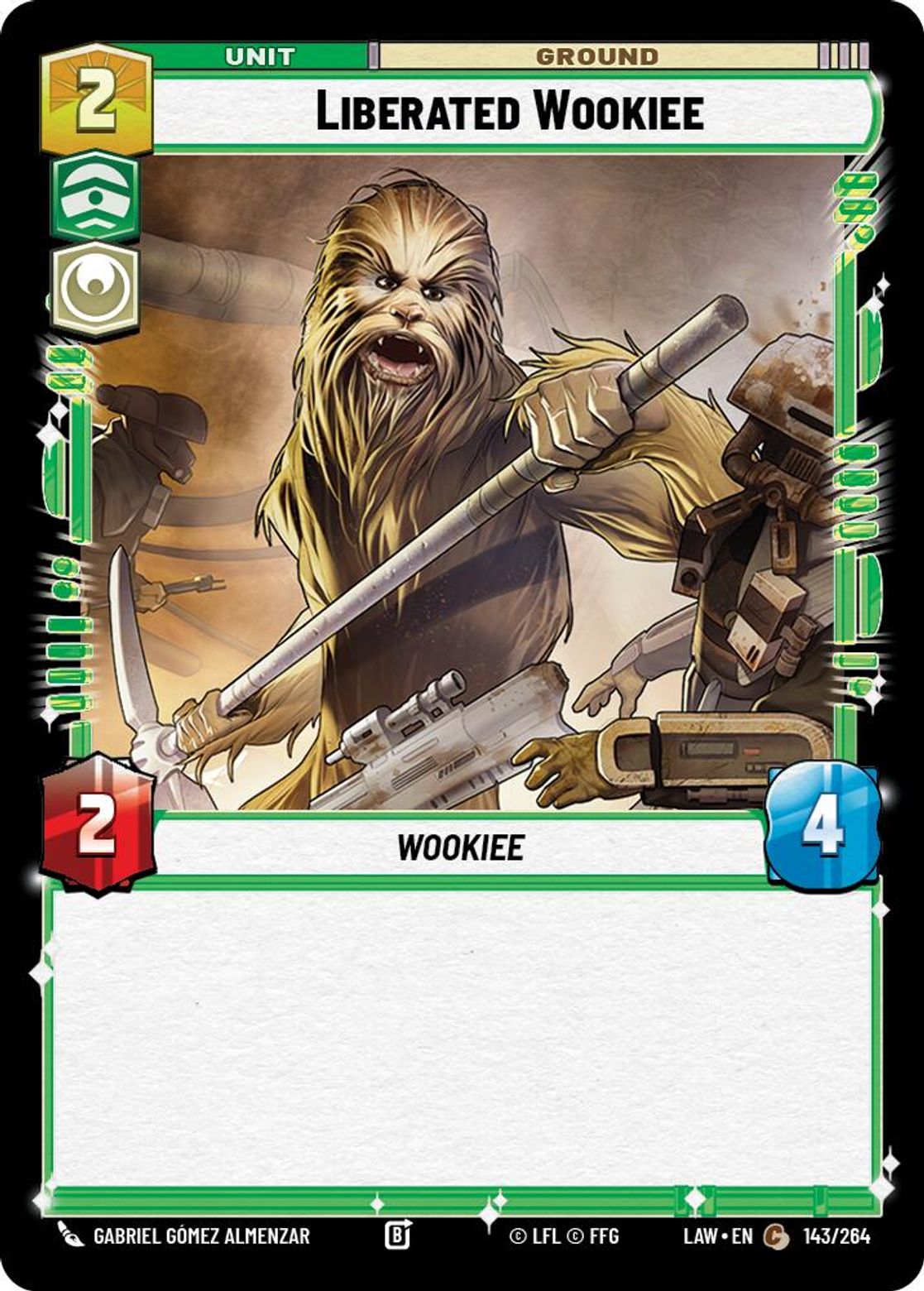Liberated Wookiee #143/264 from A Lawless Time