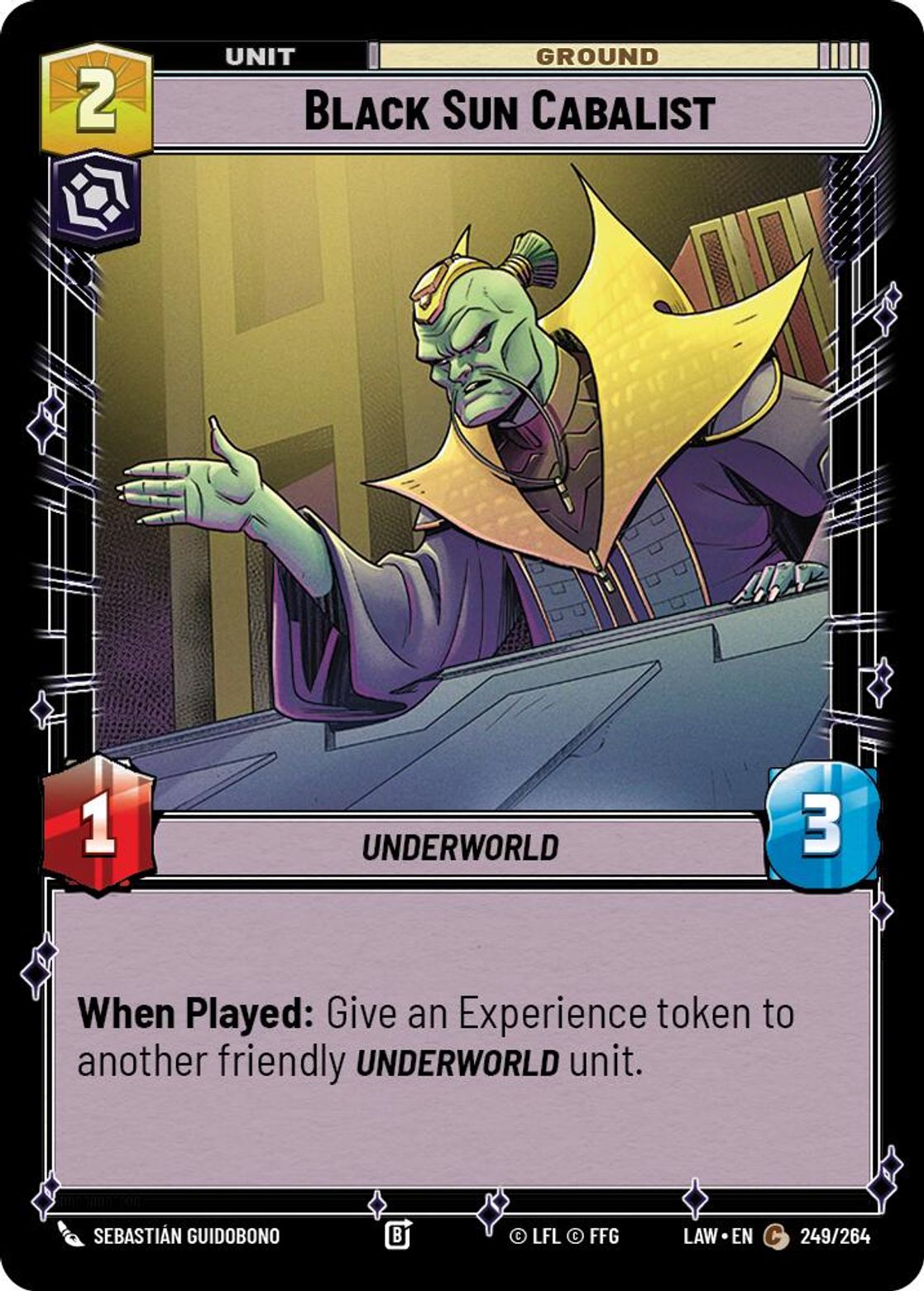 Black Sun Cabalist #249/264 from A Lawless Time