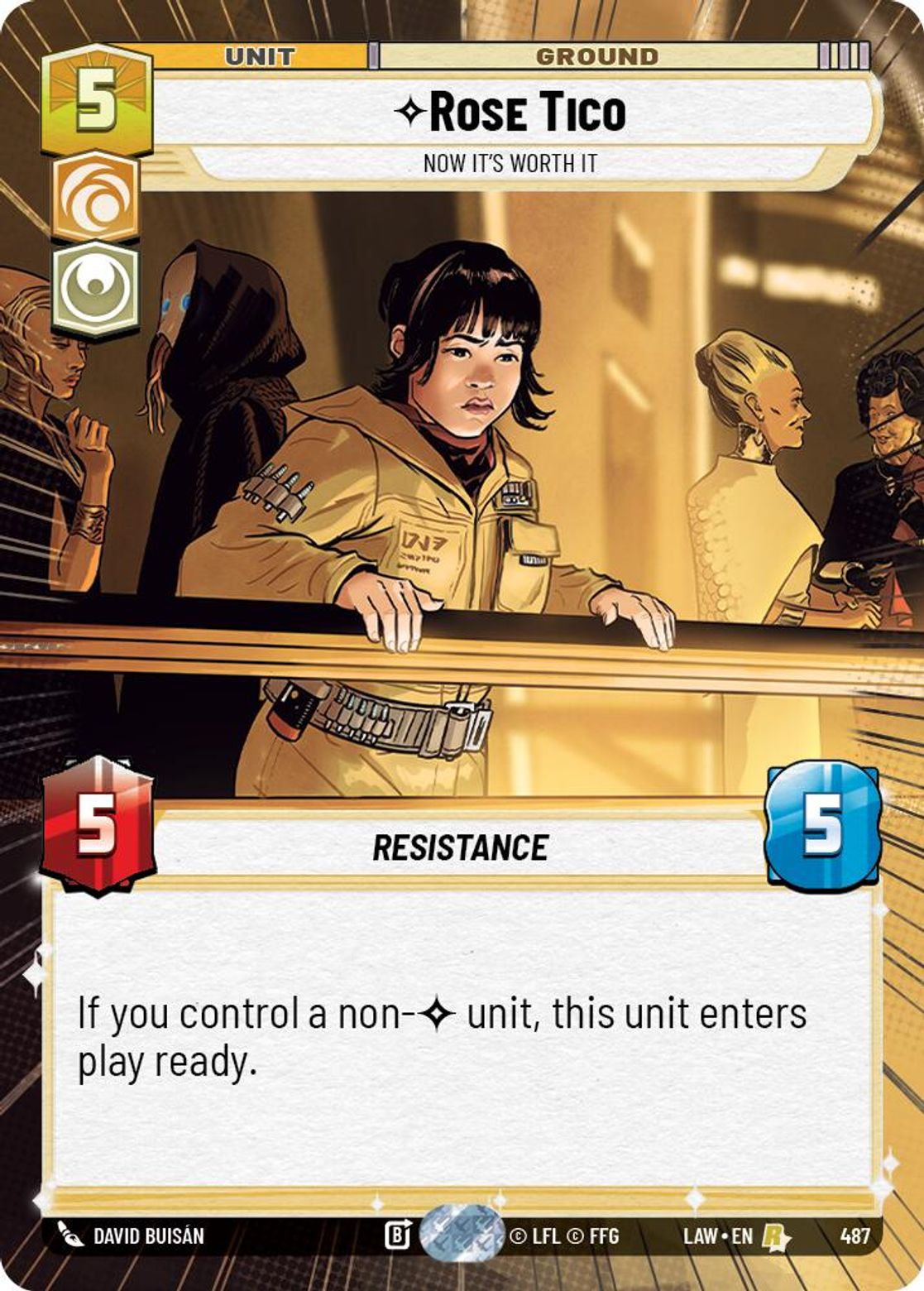 Rose Tico — Now it's Worth It #487/264 from A Lawless Time