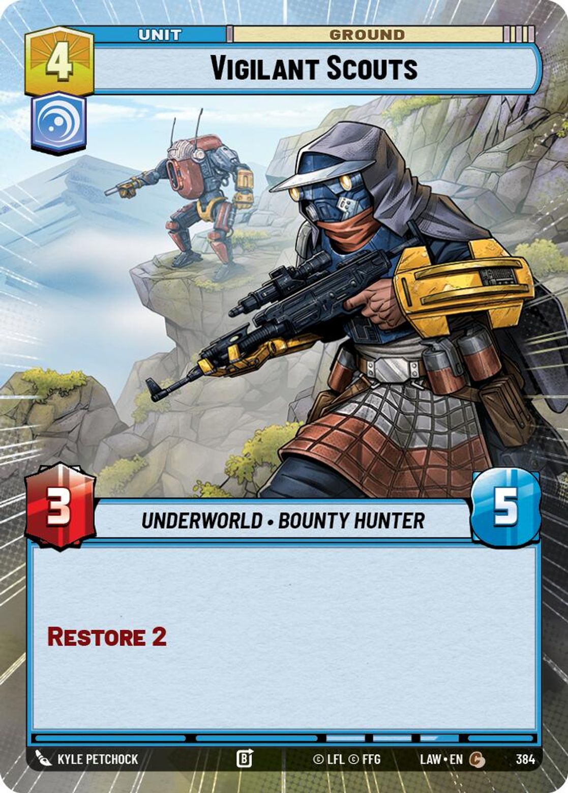 Vigilant Scouts #384/264 from A Lawless Time