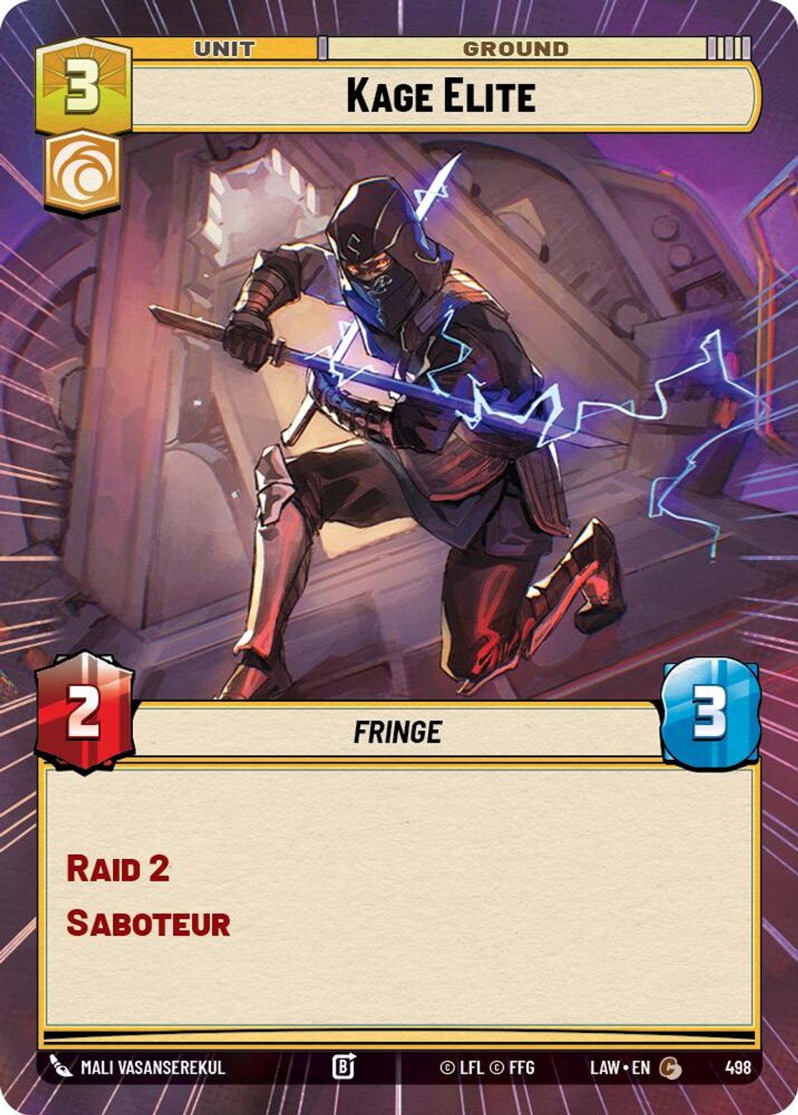 Kage Elite #498/264 from A Lawless Time