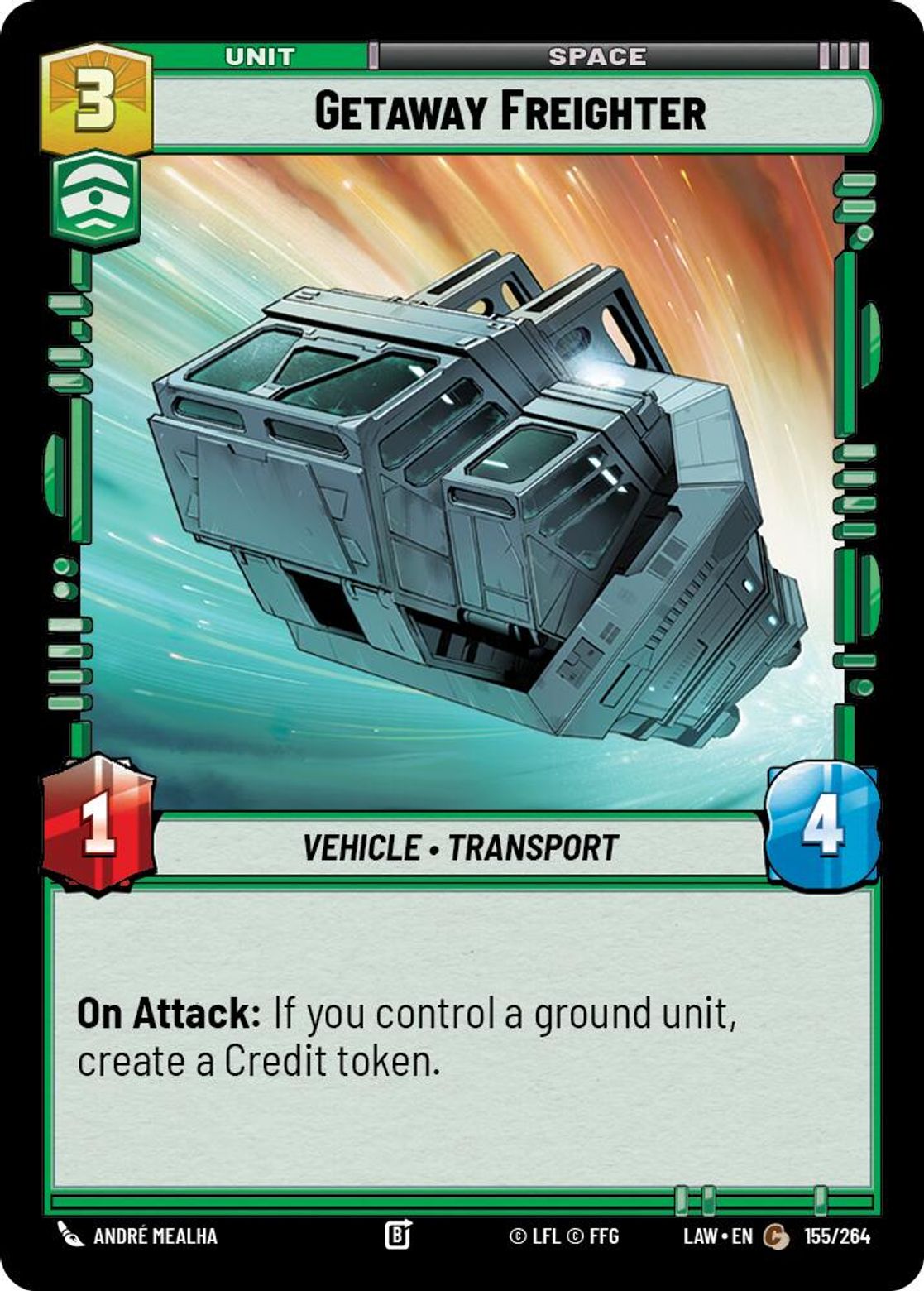 Getaway Freighter #155/264 from A Lawless Time