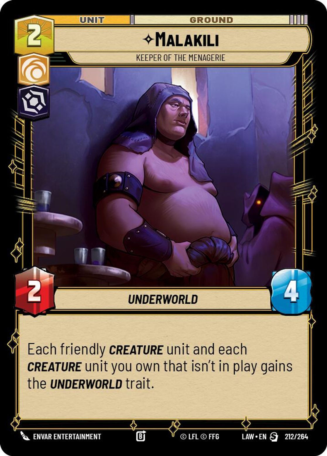 Malakili — Keeper of the Menagerie #212/264 from A Lawless Time