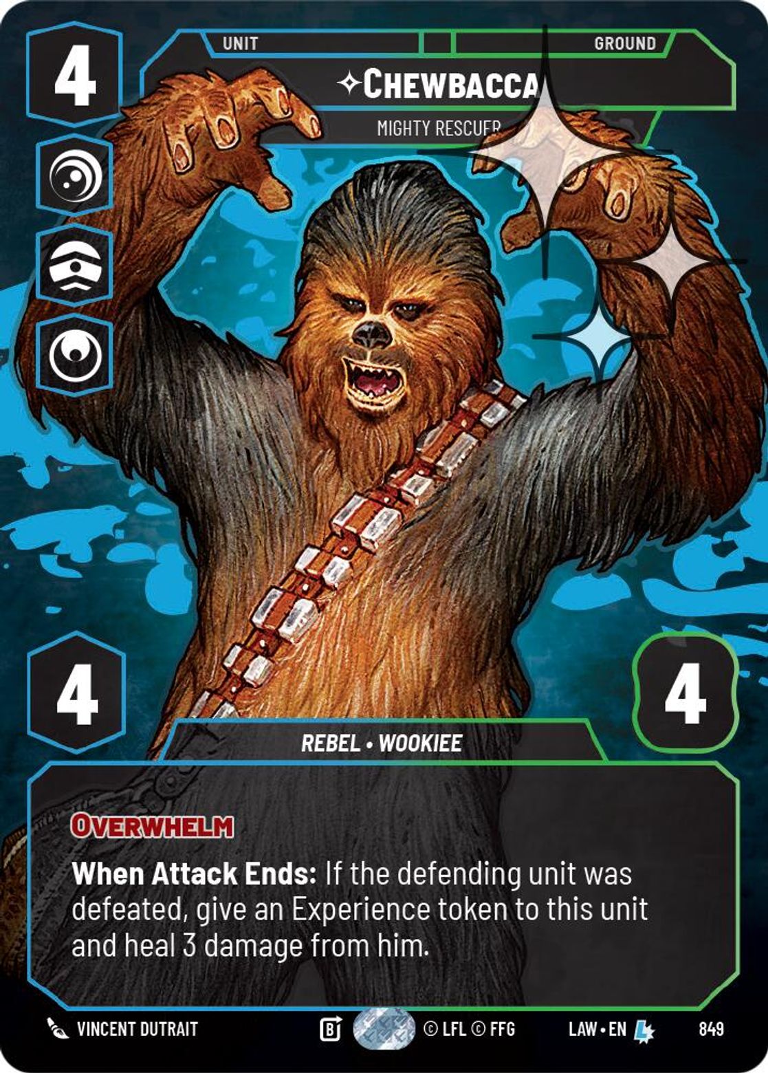 Chewbacca — Mighty Rescuer #849/264 from A Lawless Time
