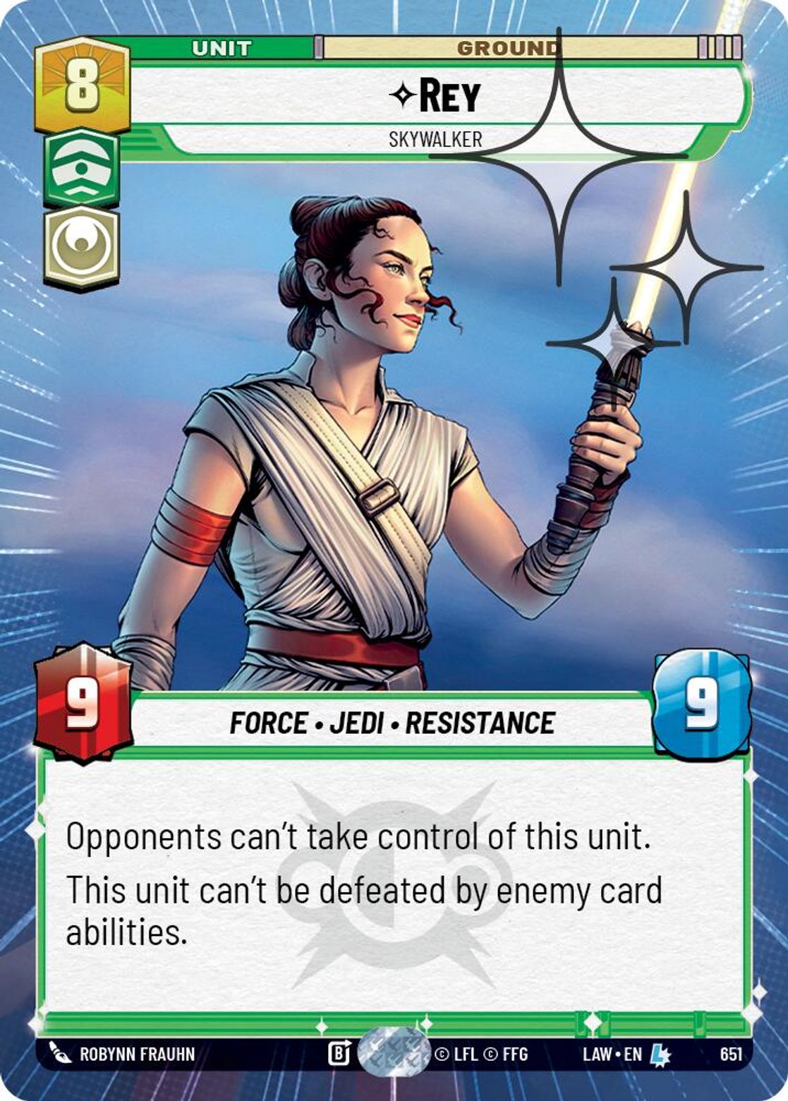 Rey — Skywalker #651/264 from A Lawless Time
