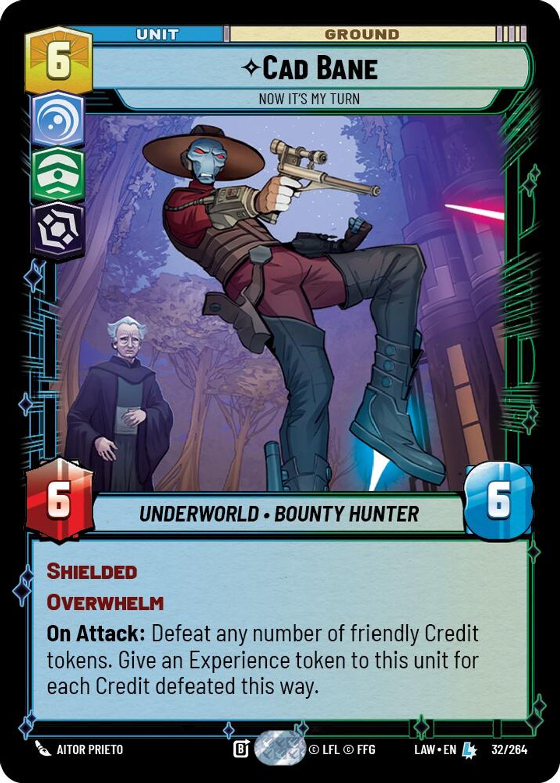 Cad Bane — Now it's My Turn #032/264 from A Lawless Time