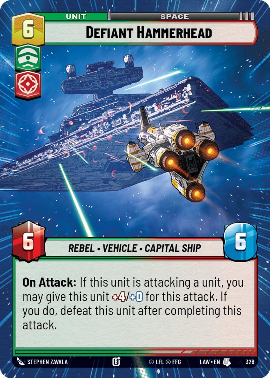 Defiant Hammerhead #326/264 from A Lawless Time
