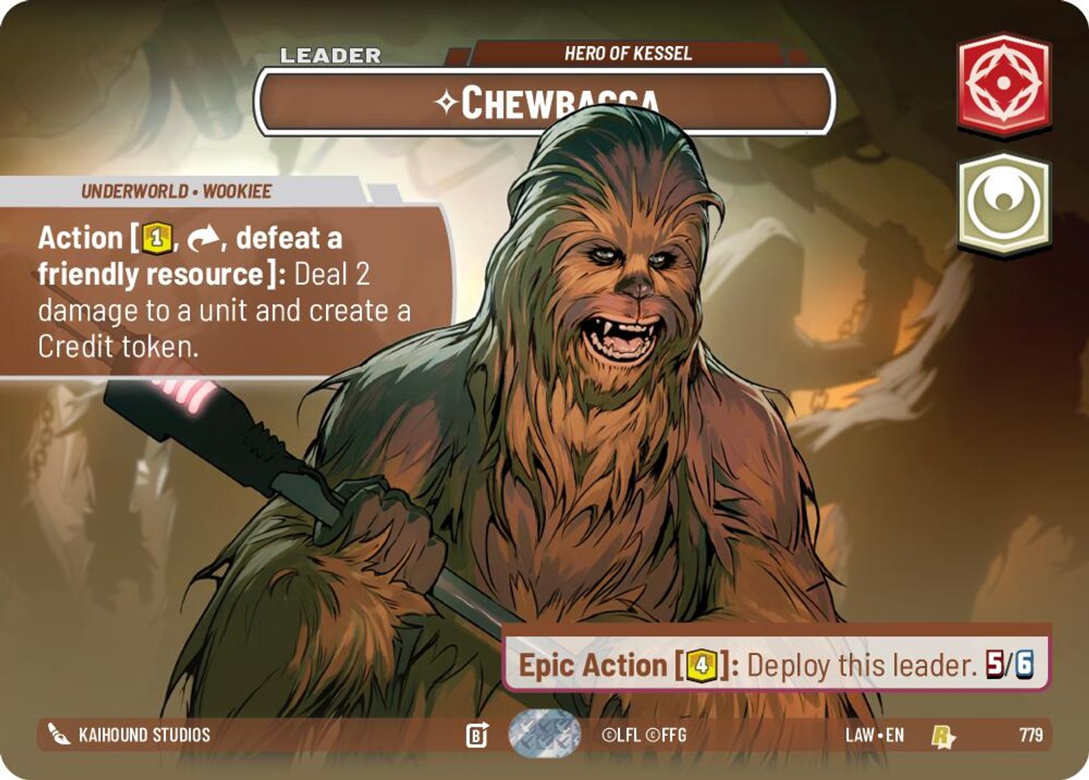 Chewbacca — Hero of Kessel #779/264 from A Lawless Time