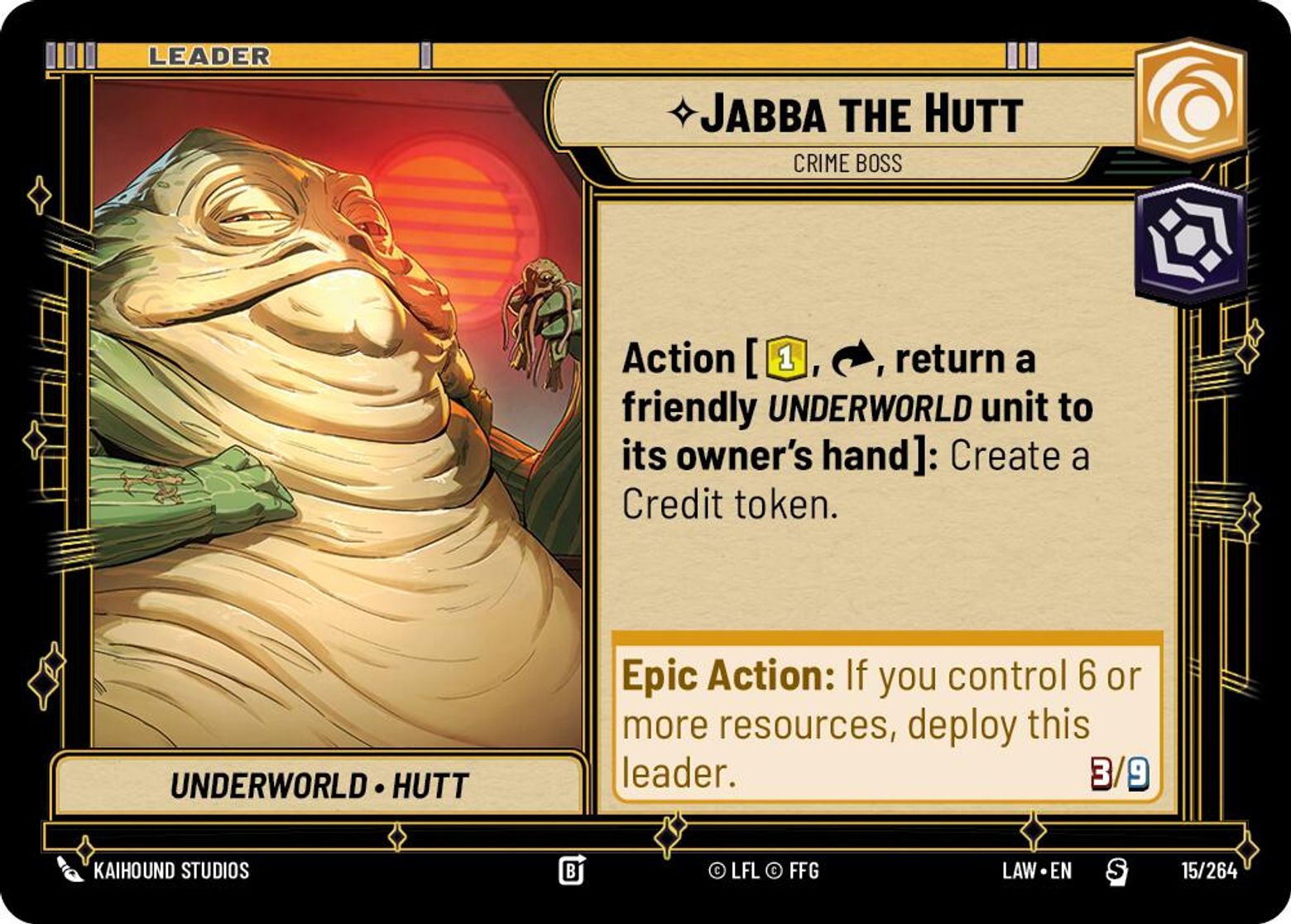 Jabba the Hutt — Crime Boss #015/264 from A Lawless Time