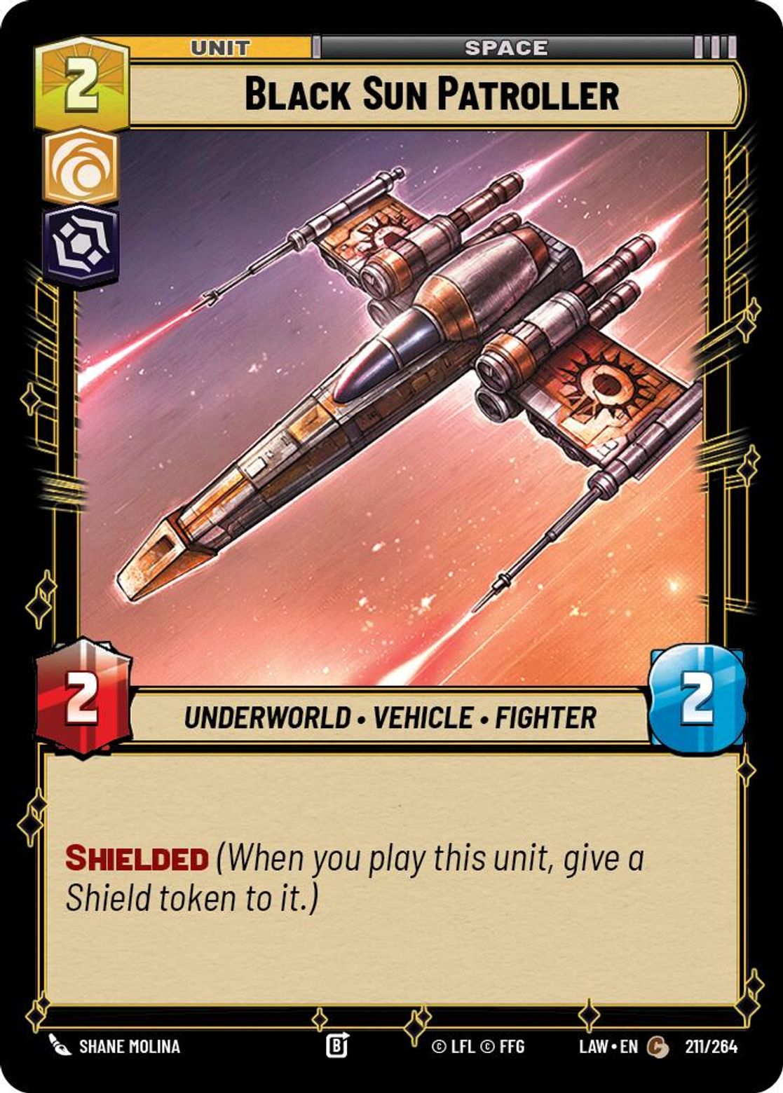 Black Sun Patroller #211/264 from A Lawless Time